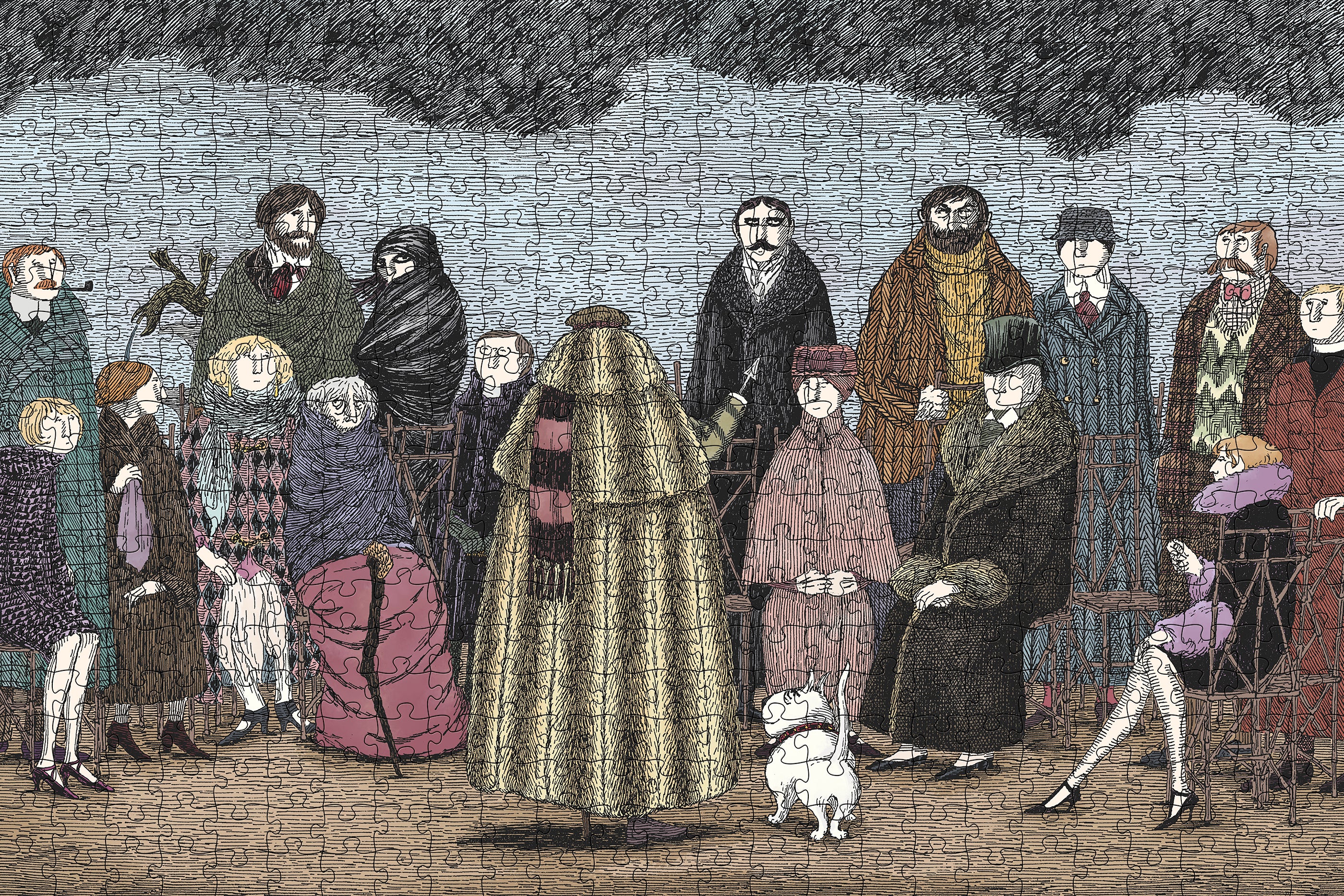 Edward Gorey: The Awdrey-Gore Legacy 500-Piece Jigsaw Puzzle