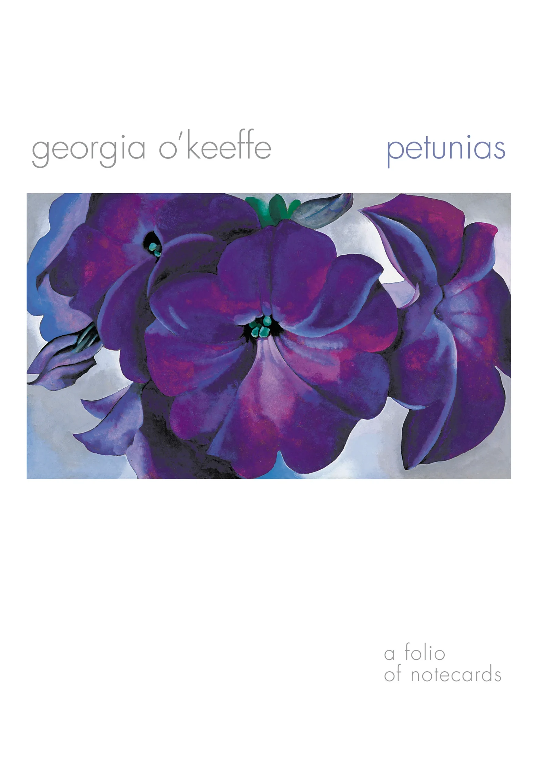 Georgia O'Keeffe: Petunias Notecard Folio