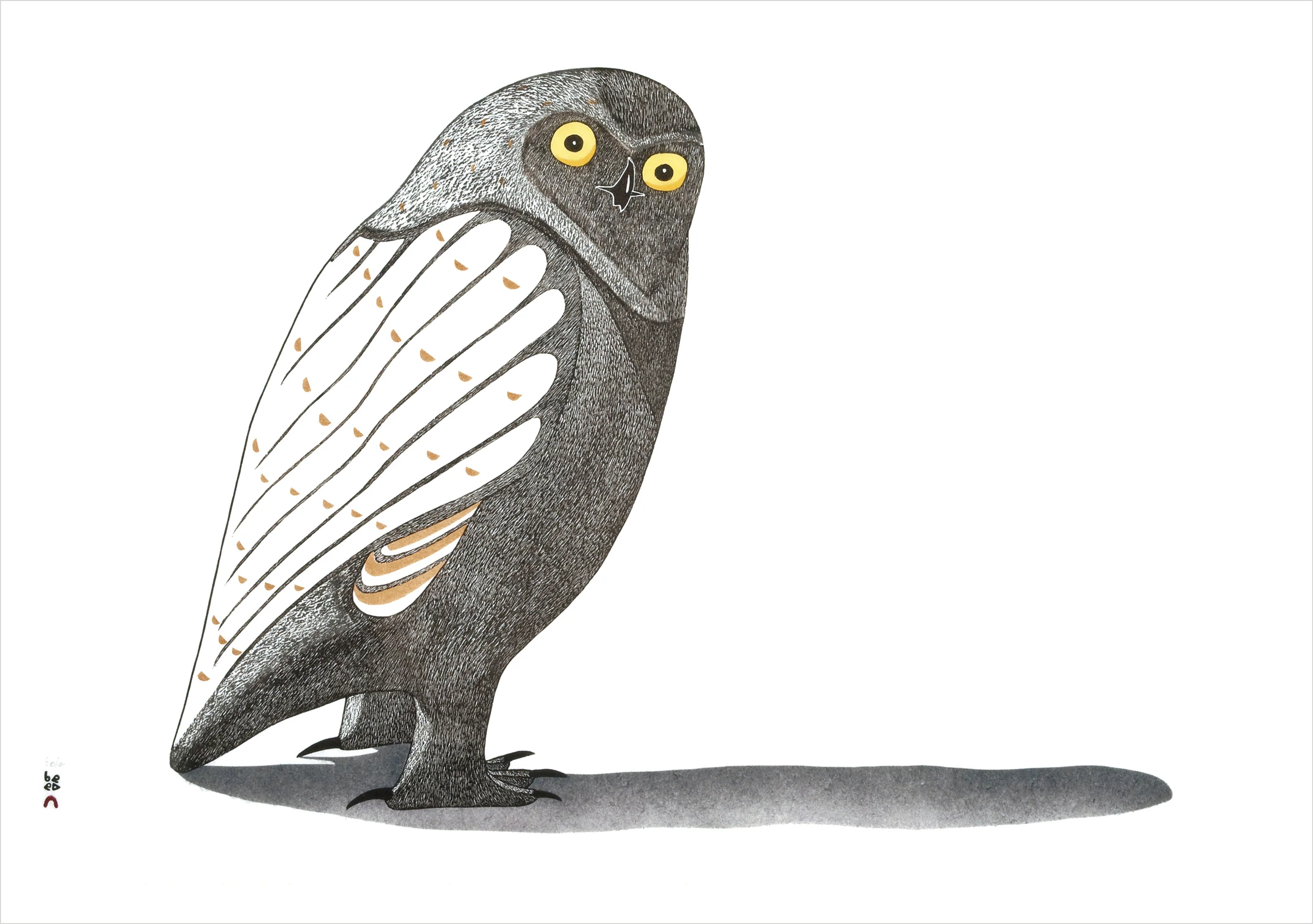 Owls: Inuit Art from Kinngait Boxed Notecard Assortment