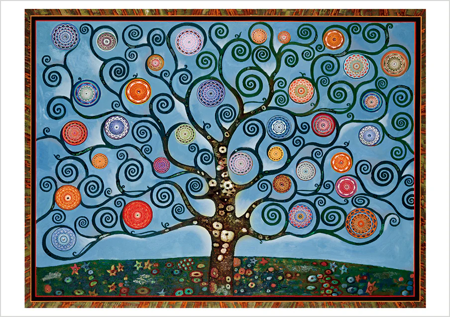 Paul Heussenstamm: Mandala Trees Boxed Notecard Assortment 2 Paul Heussenstamm: Mandala Trees Boxed Notecard Assortment