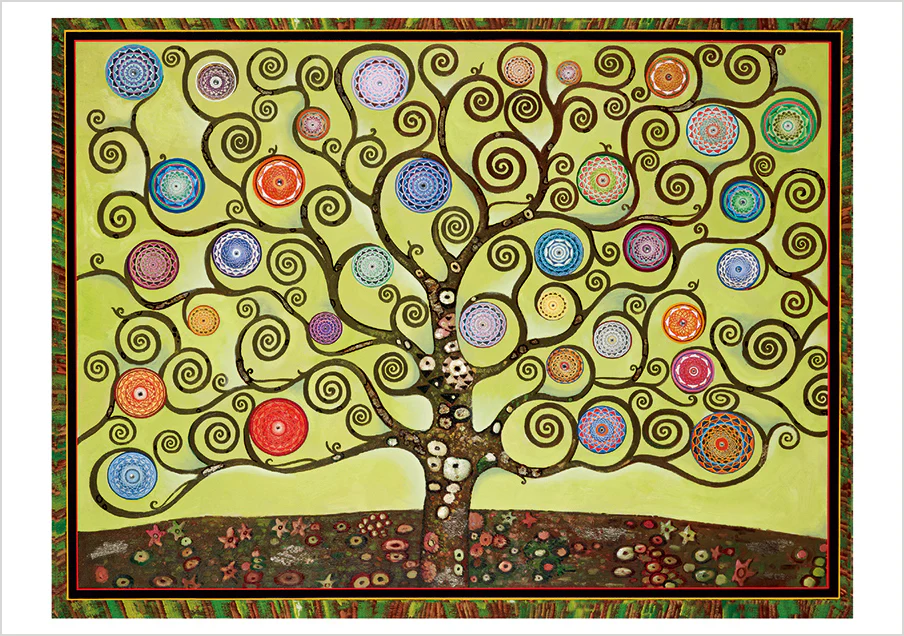 Paul Heussenstamm: Mandala Trees Boxed Notecard Assortment 3 Paul Heussenstamm: Mandala Trees Boxed Notecard Assortment