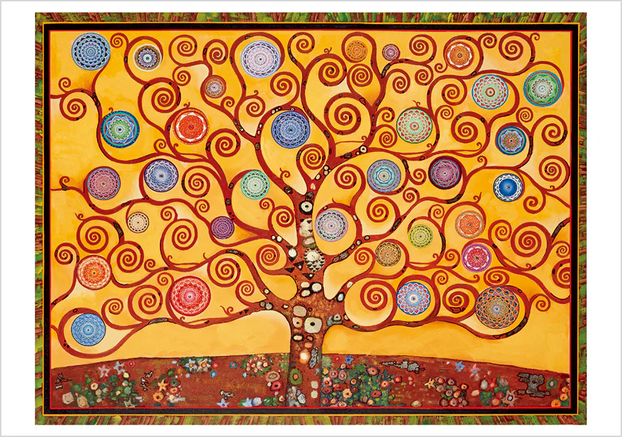 Paul Heussenstamm: Mandala Trees Boxed Notecard Assortment 4 Paul Heussenstamm: Mandala Trees Boxed Notecard Assortment