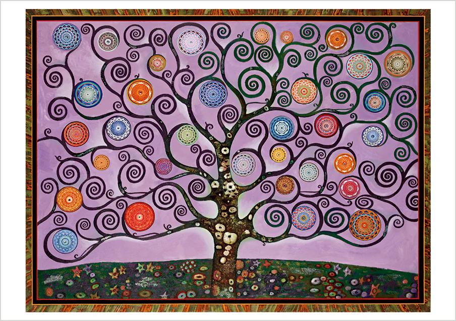 Paul Heussenstamm: Mandala Trees Boxed Notecard Assortment 5 Paul Heussenstamm: Mandala Trees Boxed Notecard Assortment
