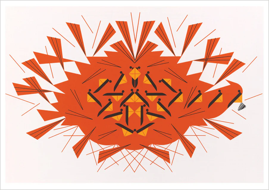 Charley Harper: Cardinals Boxed Notecard Assortment