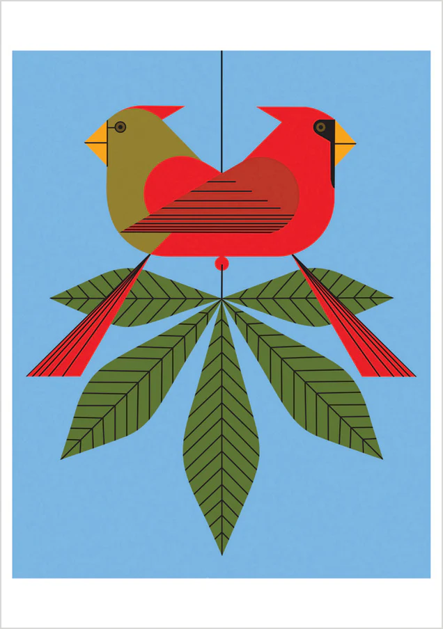 Charley Harper: Cardinals Boxed Notecard Assortment