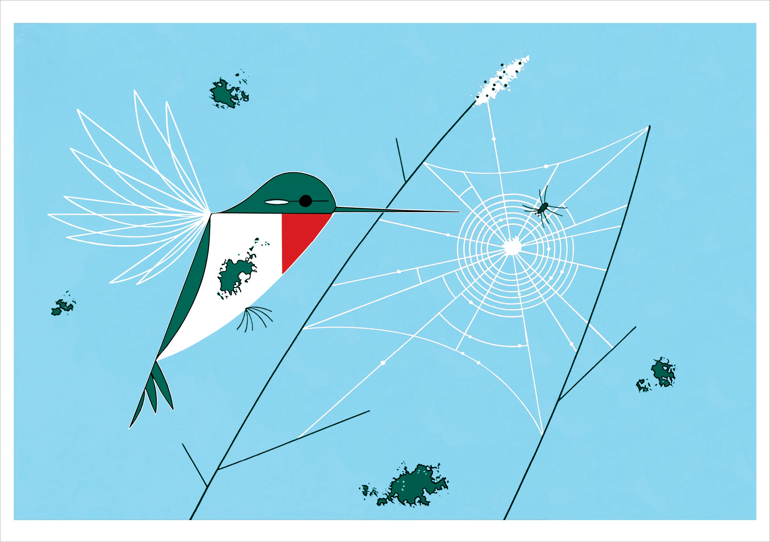 Charley Harper: Hummingbirds Notecard Folio