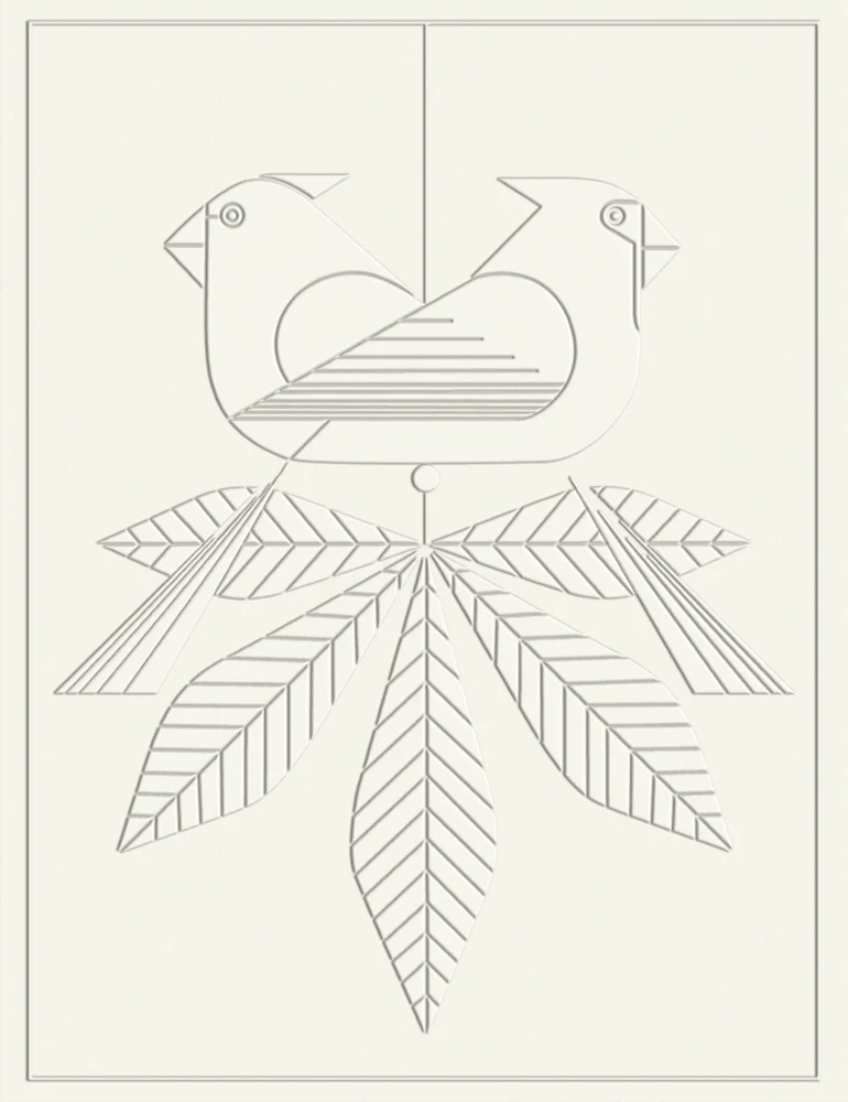 Charley Harper: Birds Embossed Boxed Notecard Assortment
