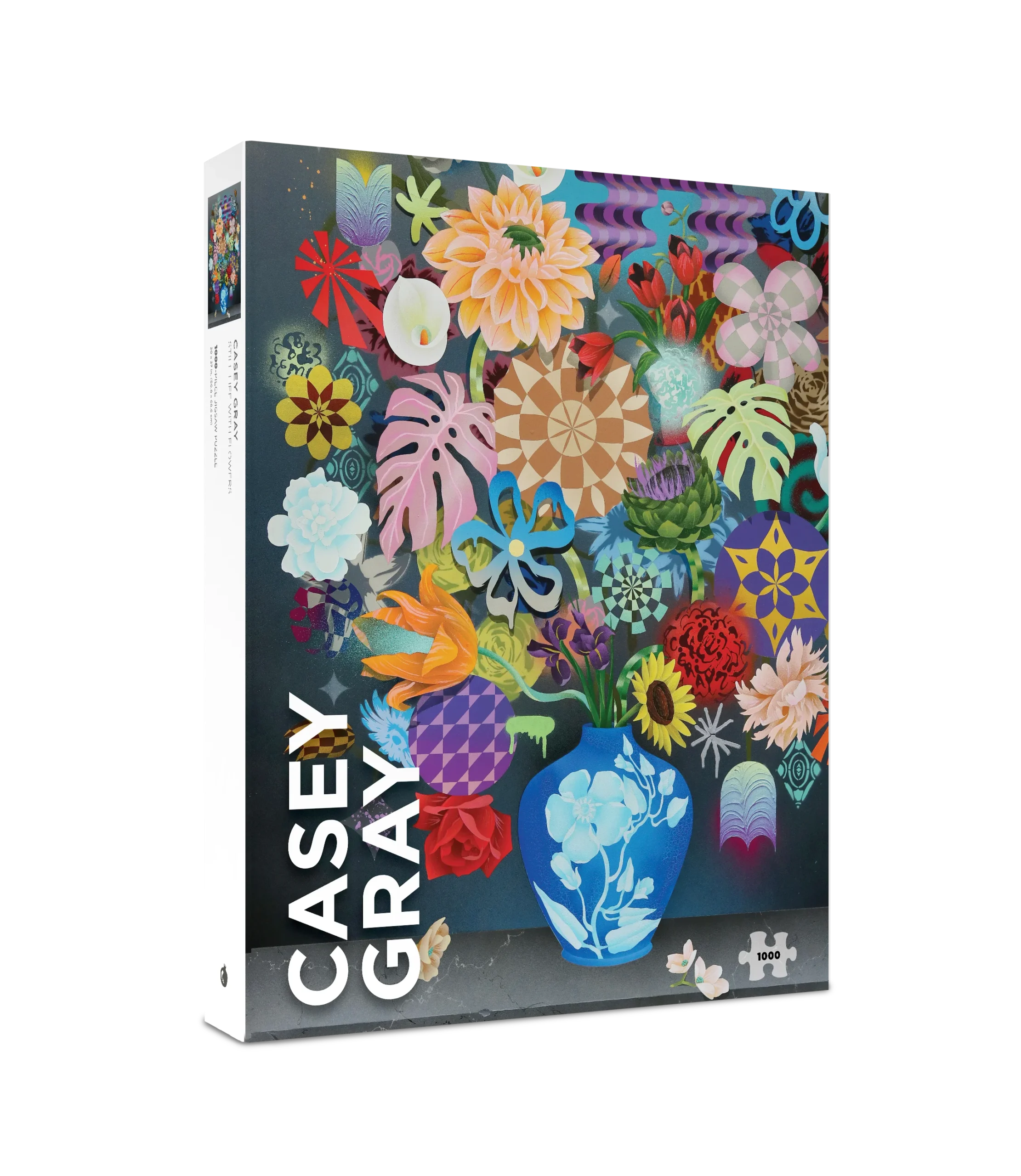 Casey Gray: Still Life with Flowers 1000-Piece Jigsaw Puzzle