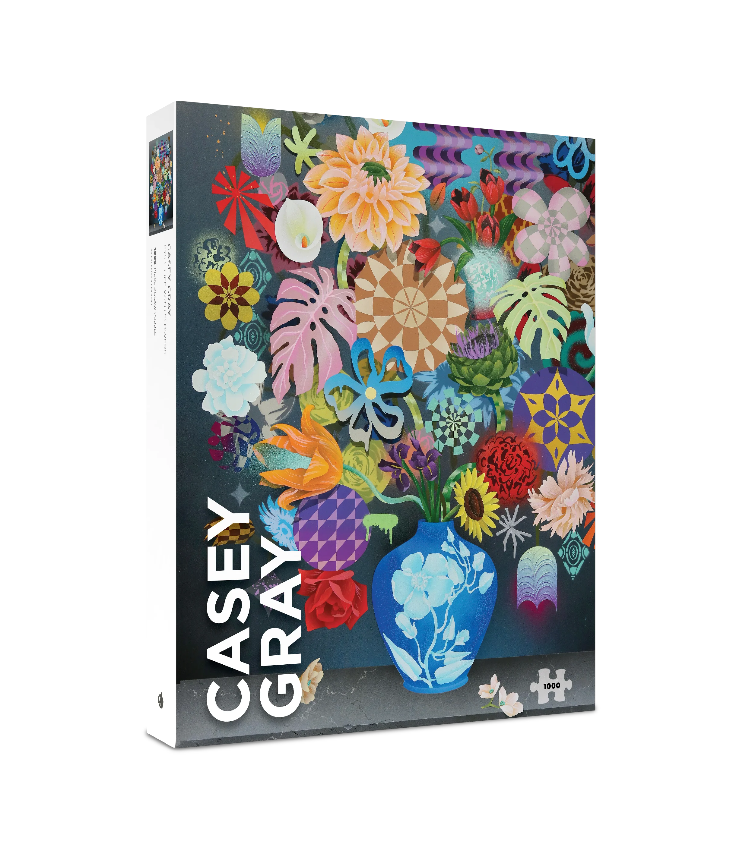 Casey Gray: Still Life with Flowers 1000-Piece Jigsaw Puzzle