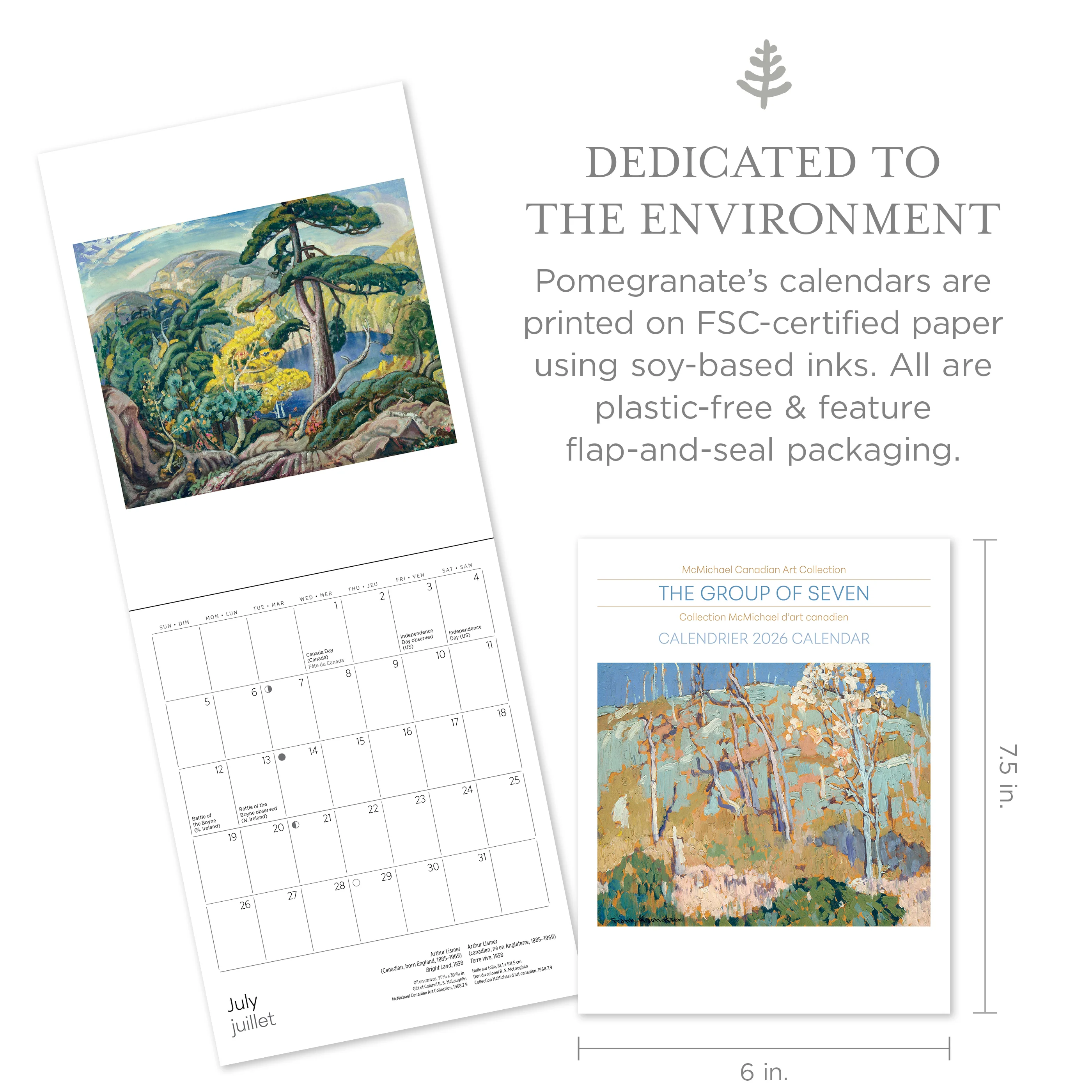 The Group of Seven 2026 Mini Calendar