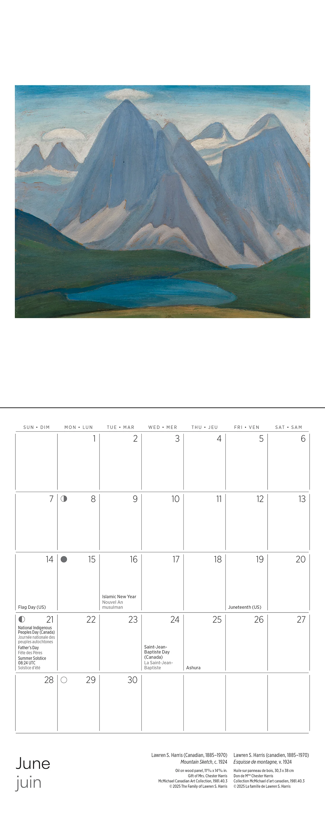 The Group of Seven 2026 Mini Calendar