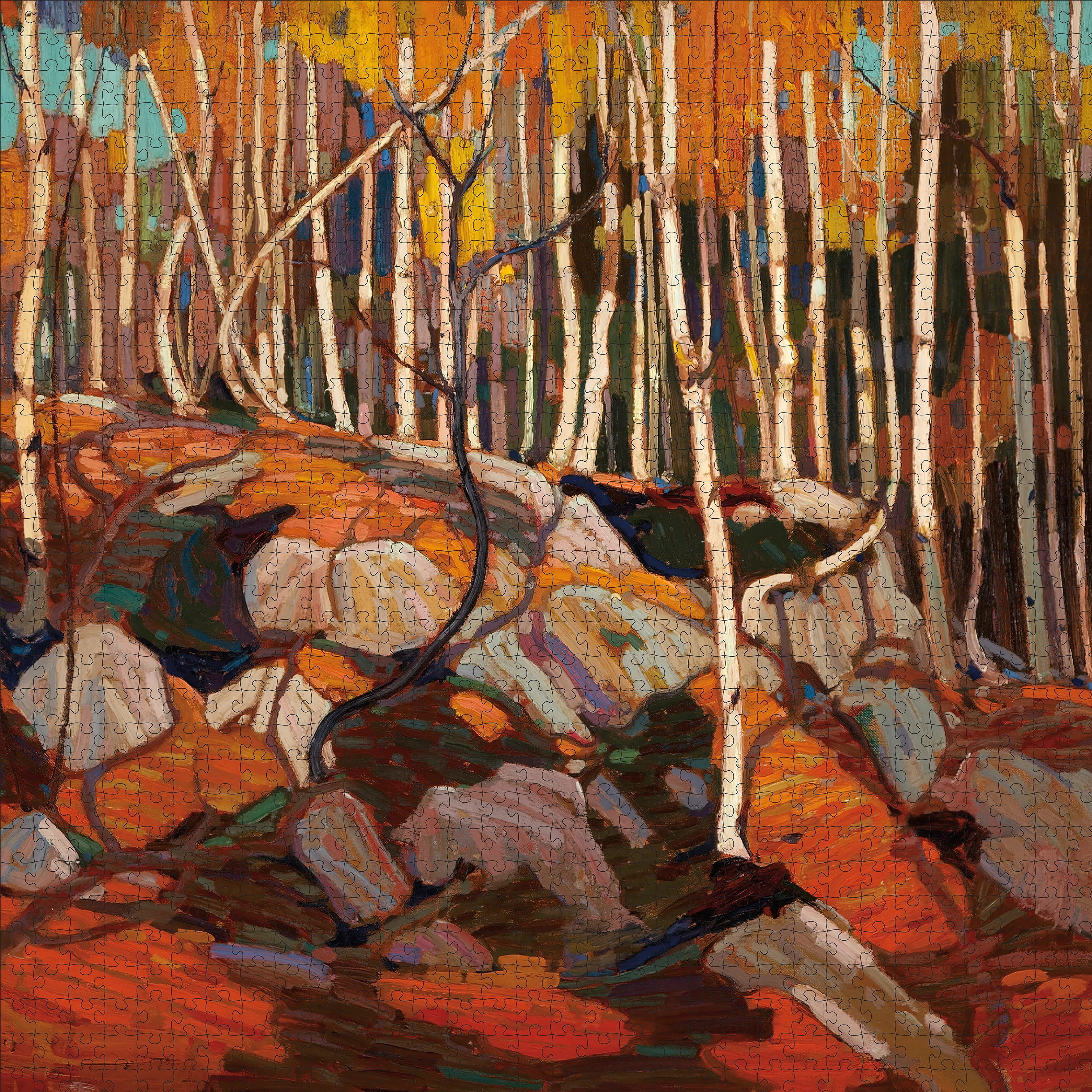 Tom Thomson: The Birch Grove, Autumn 1000-Piece Jigsaw Puzzle