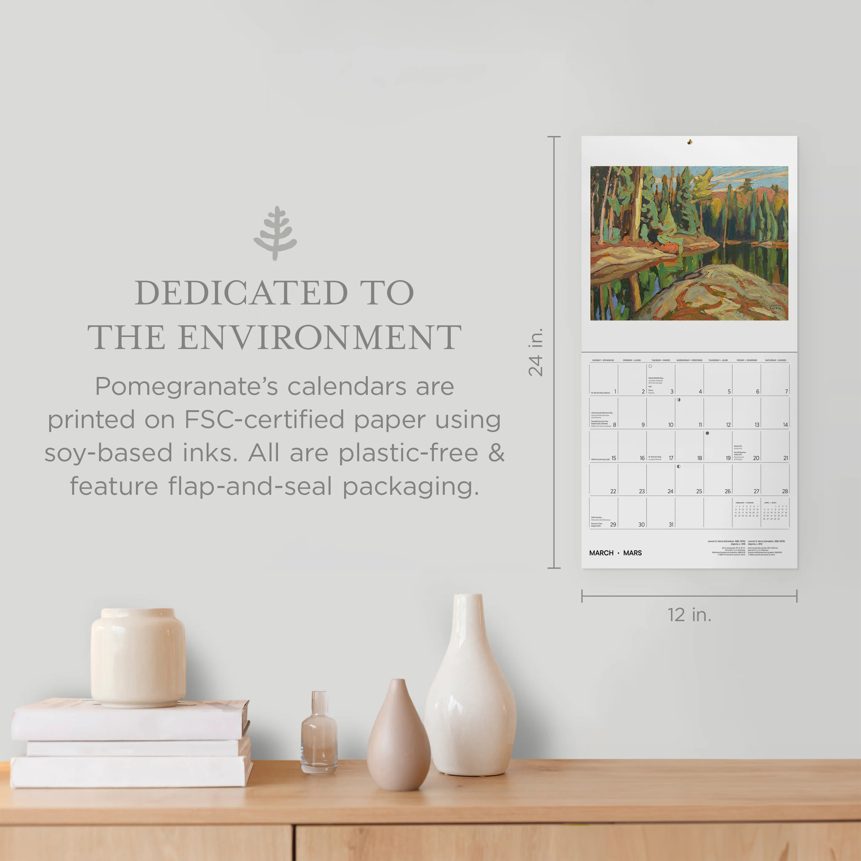 Lawren S. Harris 2026 Wall Calendar