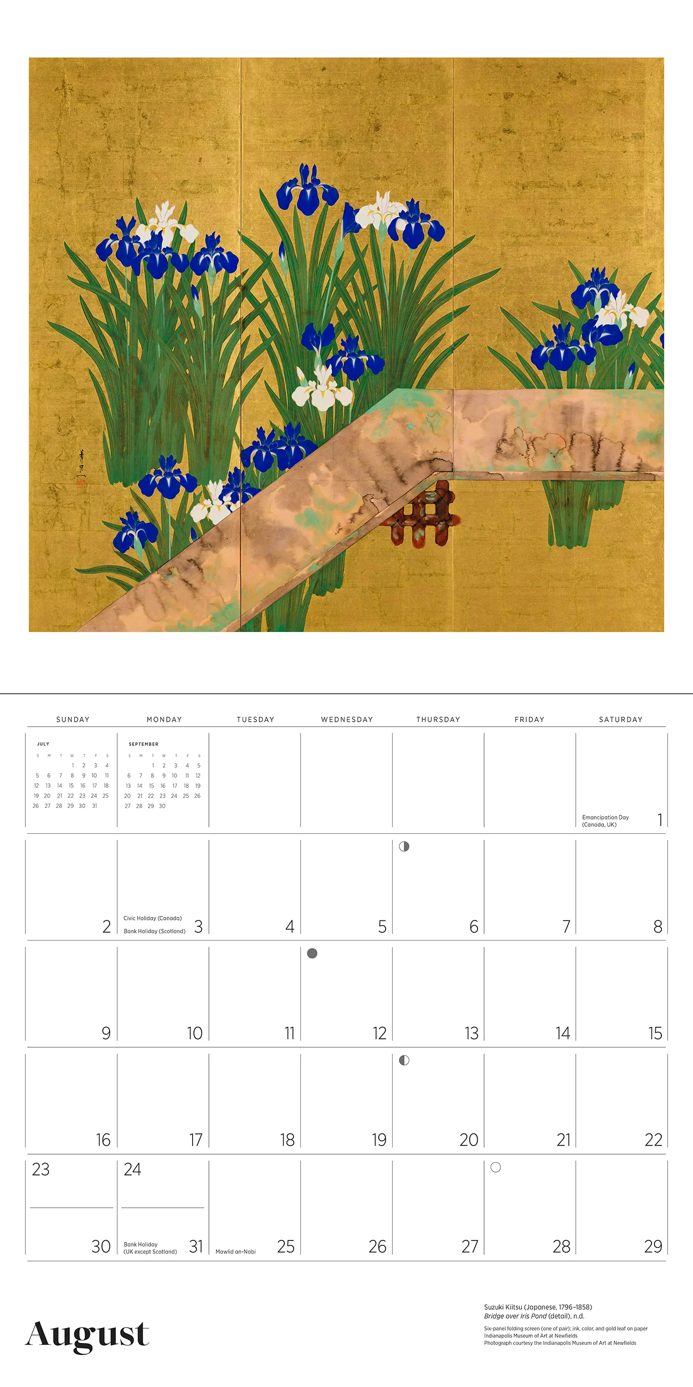 Dreams of Edo: Japanese Scrolls & Screens 2026 Wall Calendar