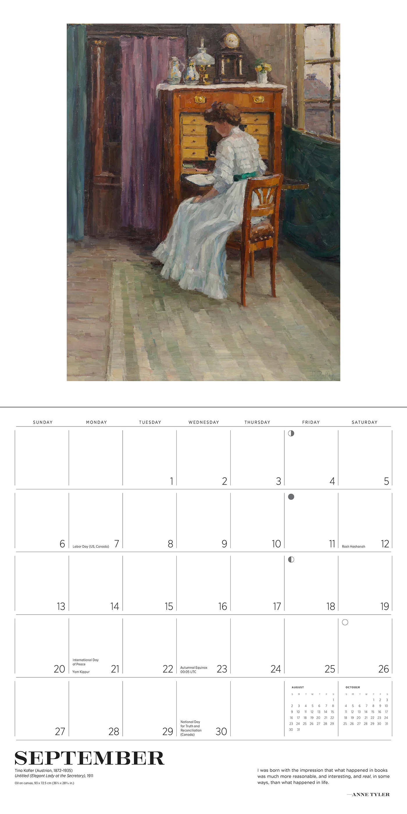 The Reading Woman 2026 Wall Calendar 4 The Reading Woman 2026 Wall Calendar