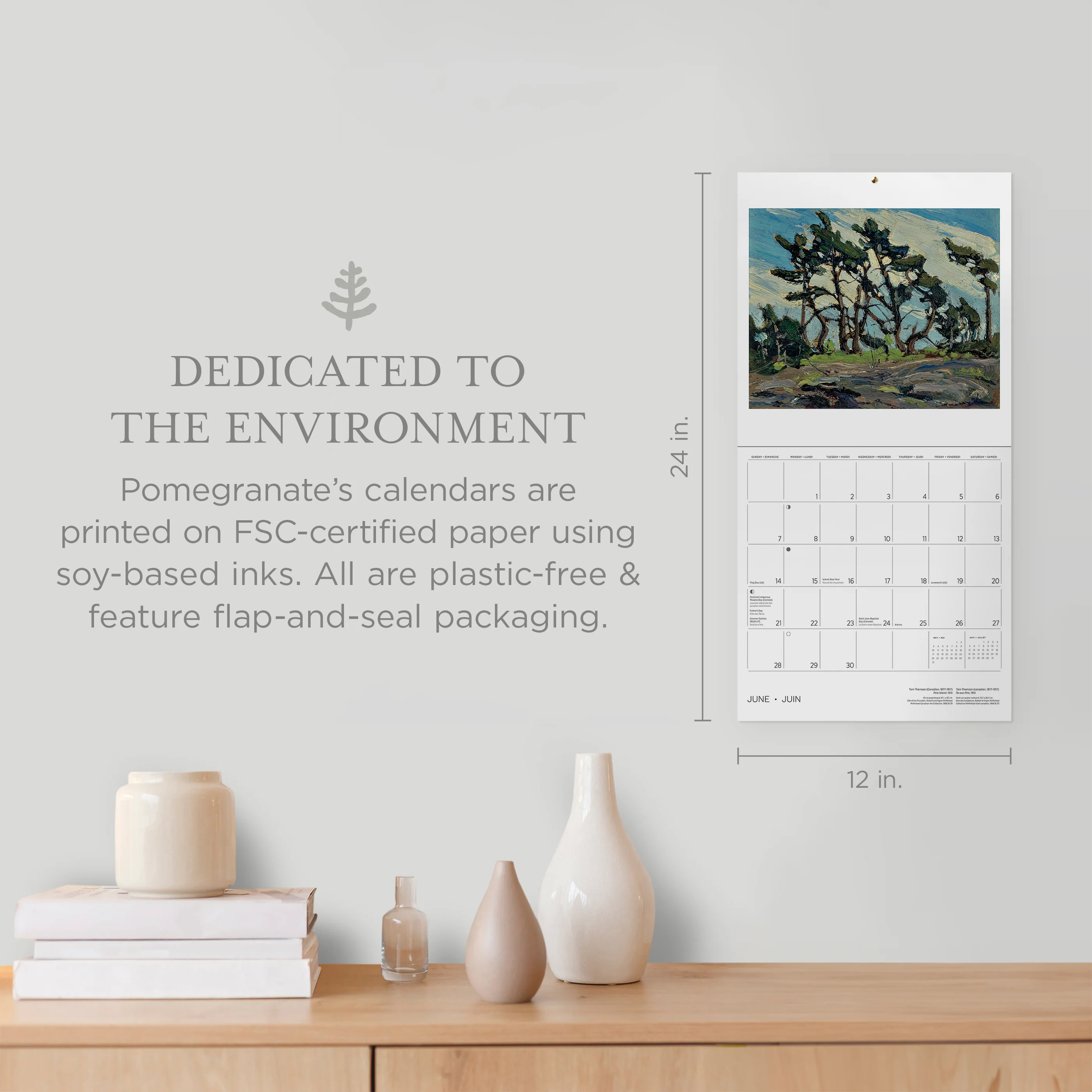 Tom Thomson 2026 Wall Calendar
