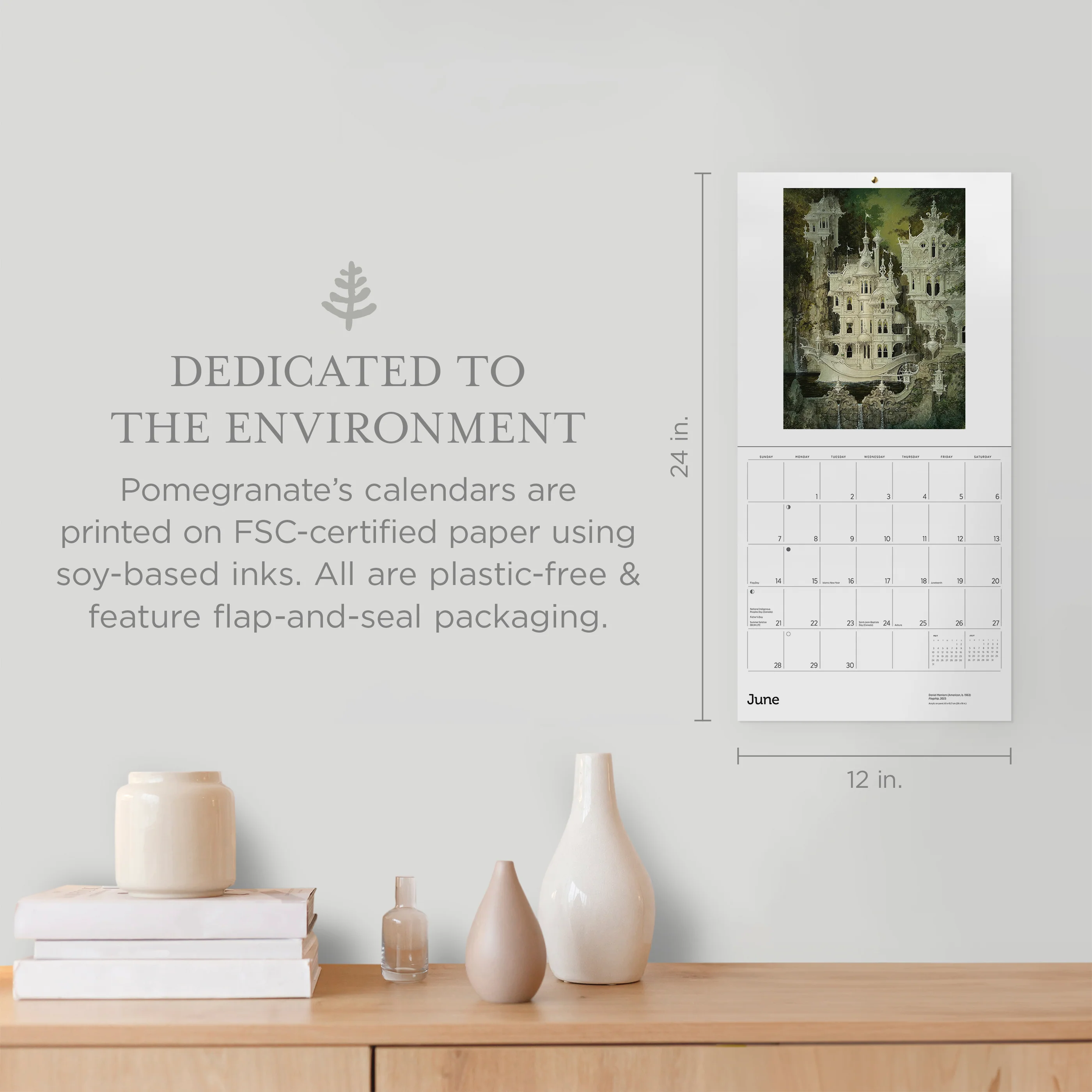 The Art of Daniel Merriam 2026 Wall Calendar