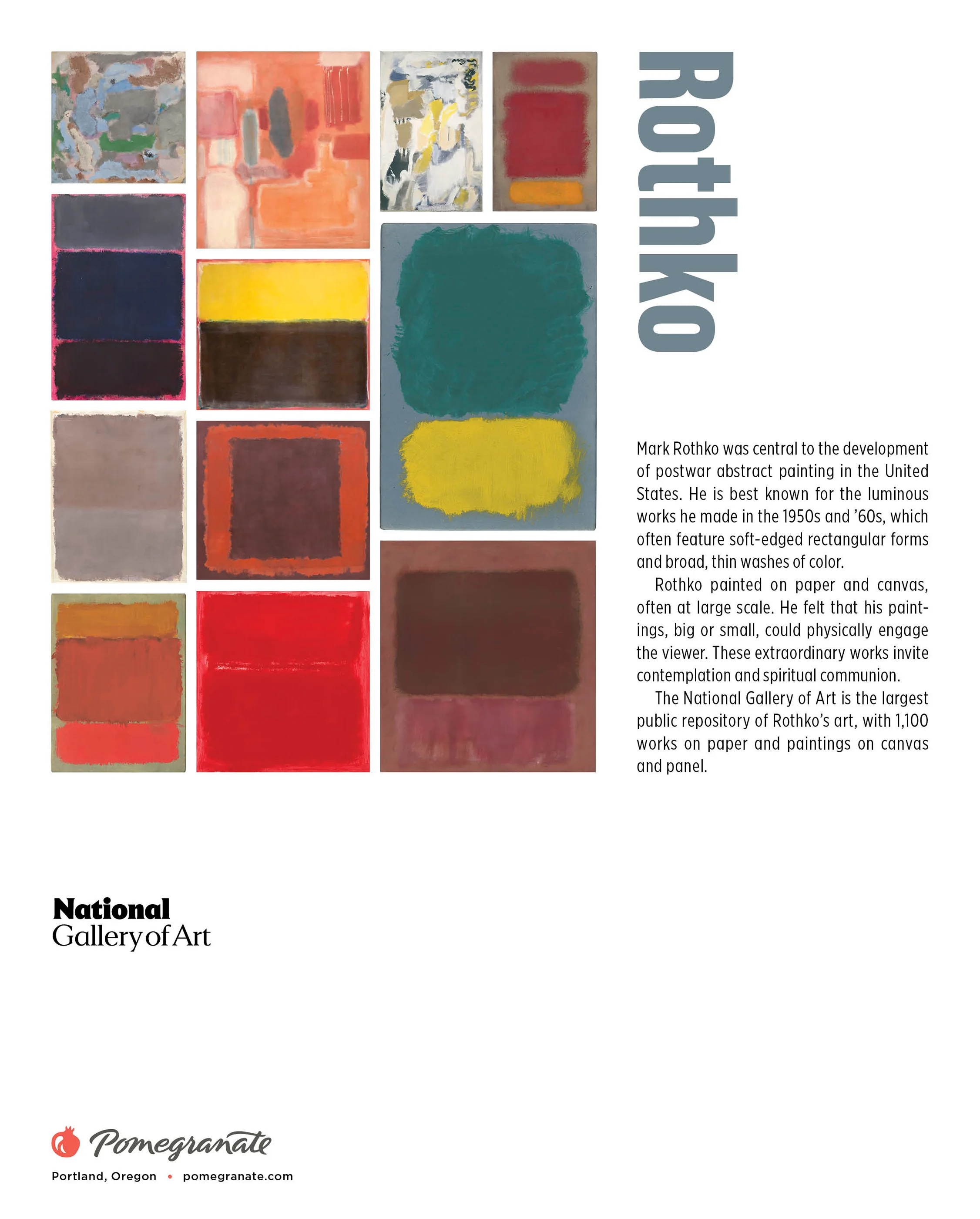 Rothko 2026 Mini Wall Calendar 8 Rothko 2026 Mini Wall Calendar