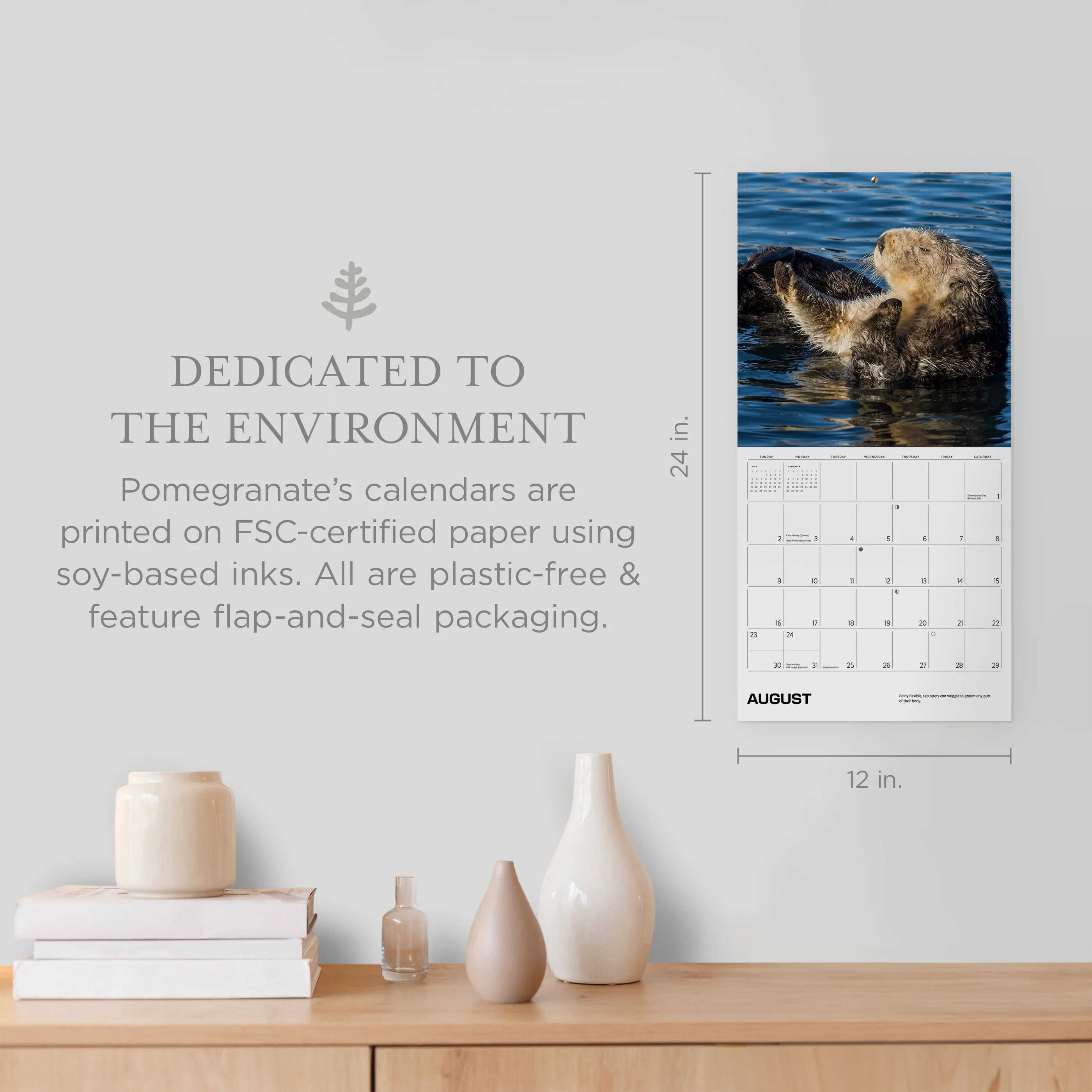 Sea Otters: Photographs by Tom and Pat Leeson 2026 Wall Calendar