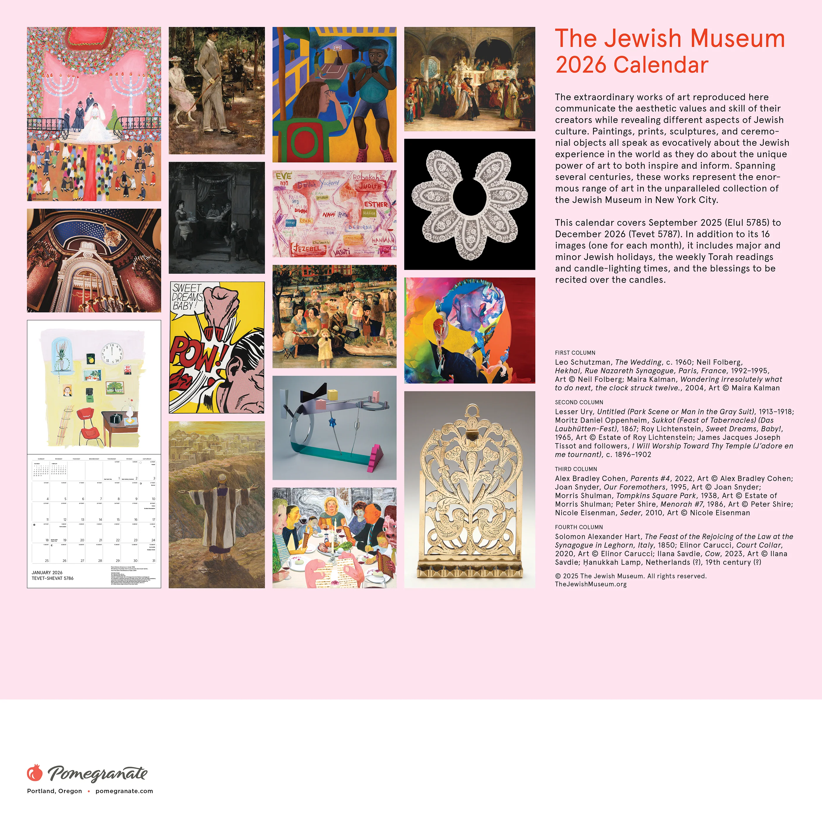 The Jewish Museum Calendar 2026 8 The Jewish Museum Calendar 2026