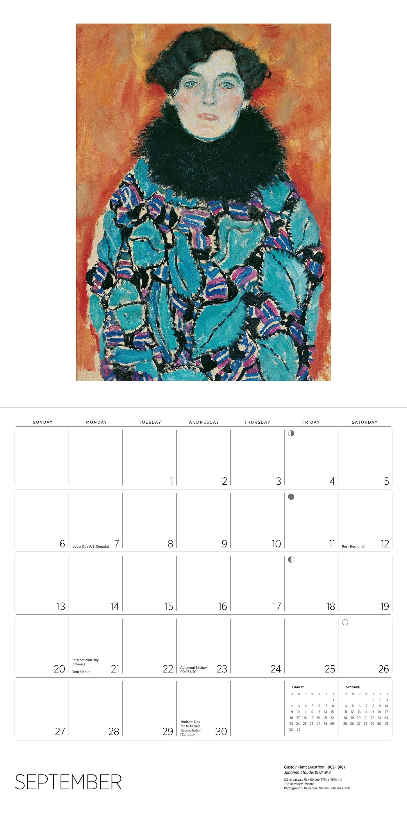 Gustav Klimt 2026 Wall Calendar 5 Gustav Klimt 2026 Wall Calendar