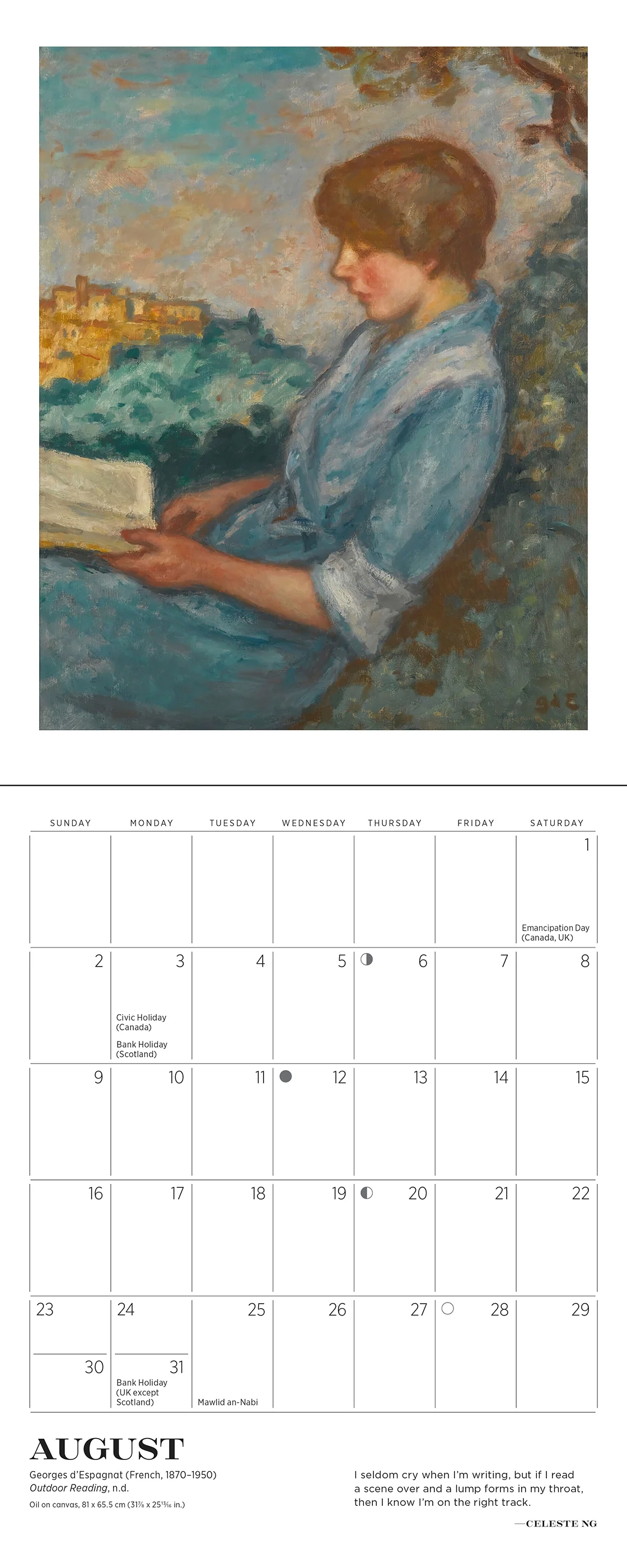The Reading Woman 2026 Mini Wall Calendar 3 The Reading Woman 2026 Mini Wall Calendar