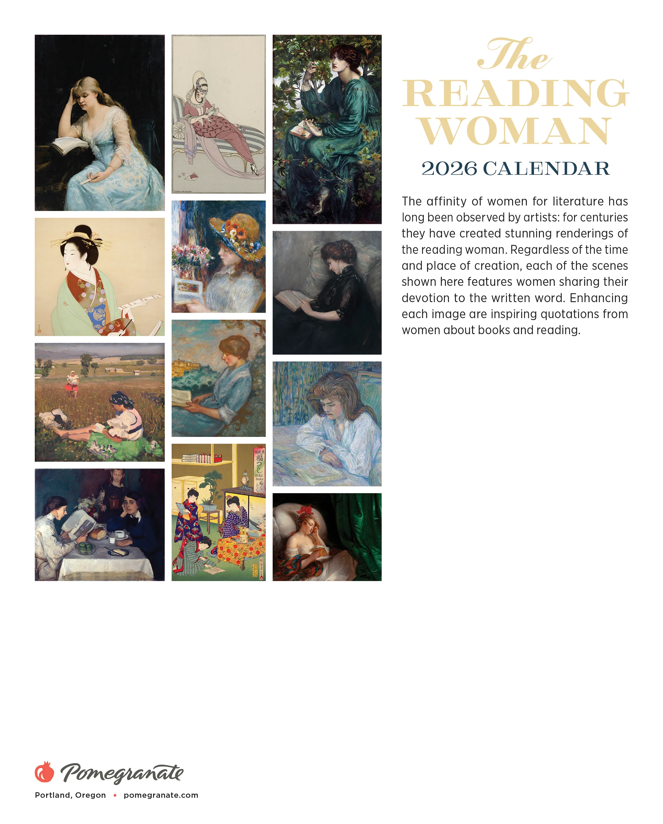 The Reading Woman 2026 Mini Wall Calendar 8 The Reading Woman 2026 Mini Wall Calendar