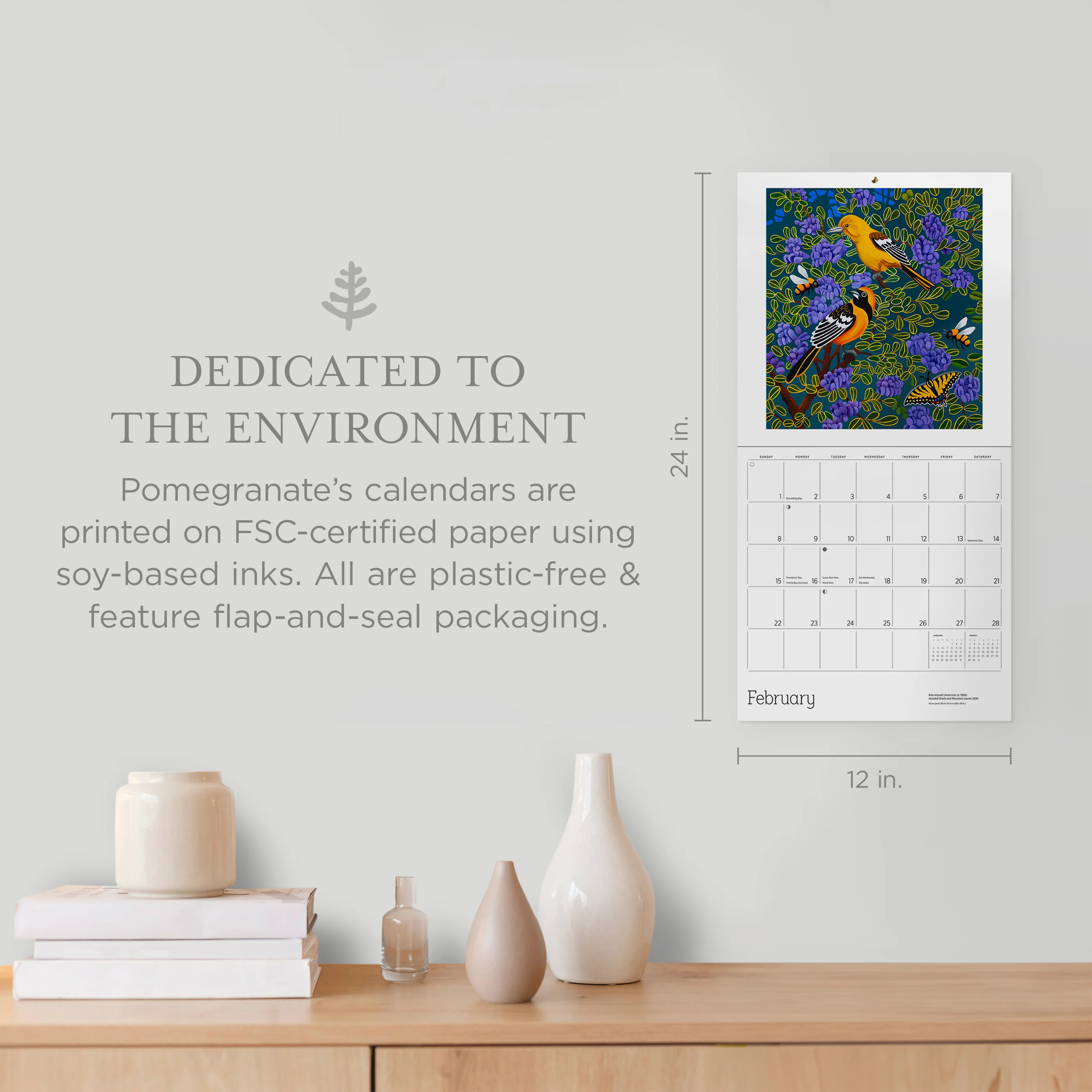 In the Wild: The Art of Billy Hassell 2026 Wall Calendar