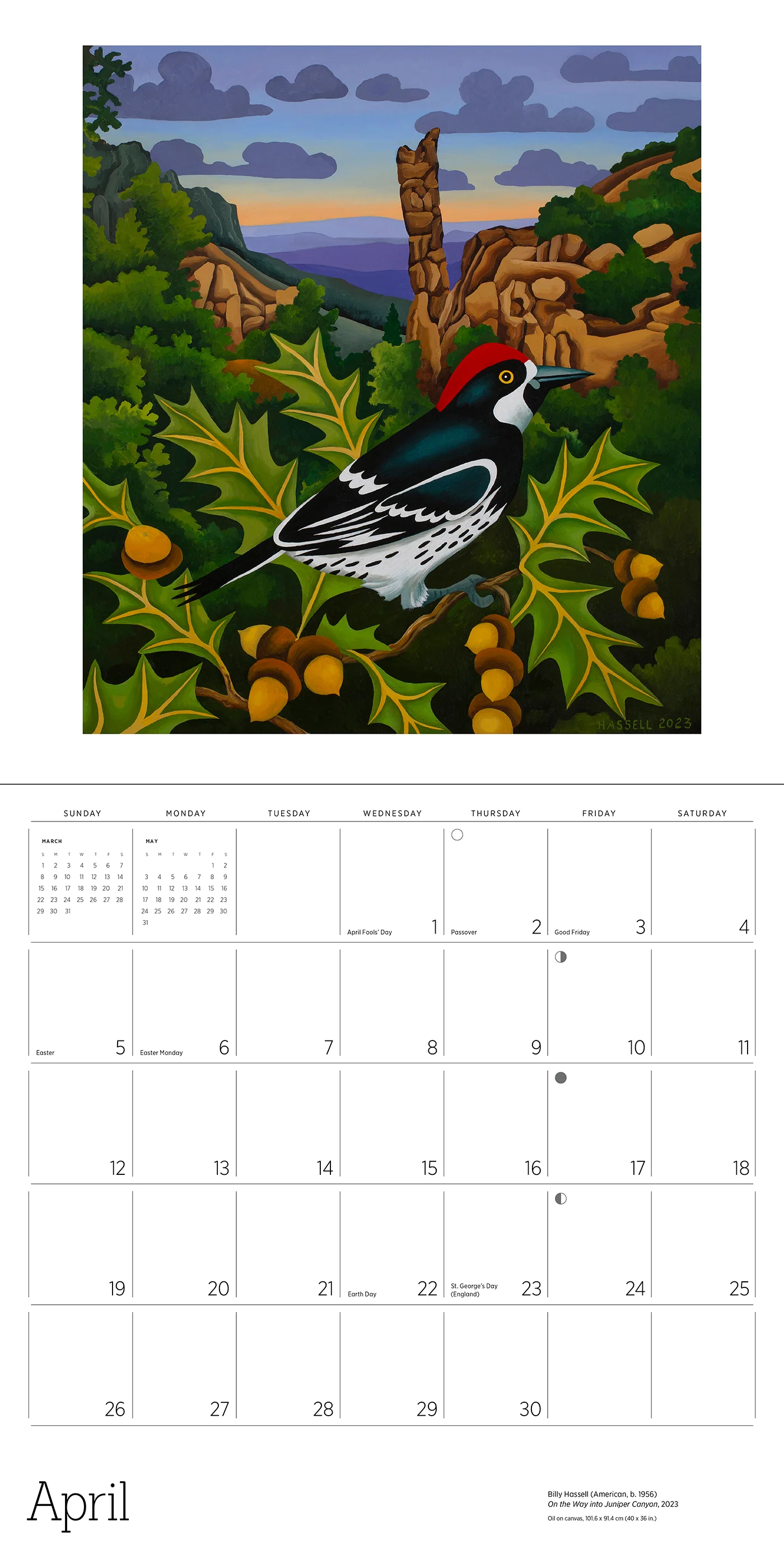 In the Wild: The Art of Billy Hassell 2026 Wall Calendar 6 In the Wild: The Art of Billy Hassell 2026 Wall Calendar