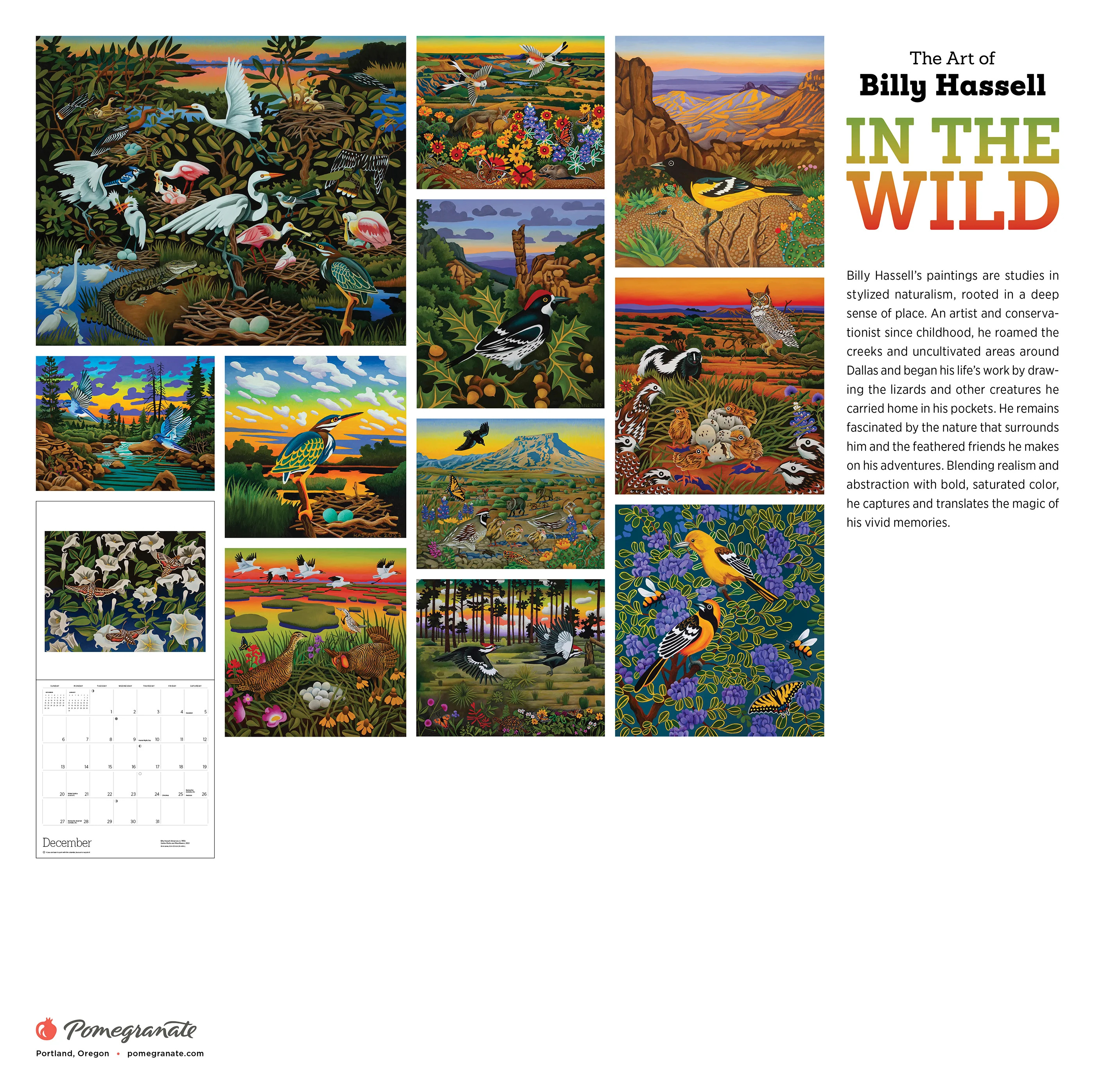 In the Wild: The Art of Billy Hassell 2026 Wall Calendar 8 In the Wild: The Art of Billy Hassell 2026 Wall Calendar