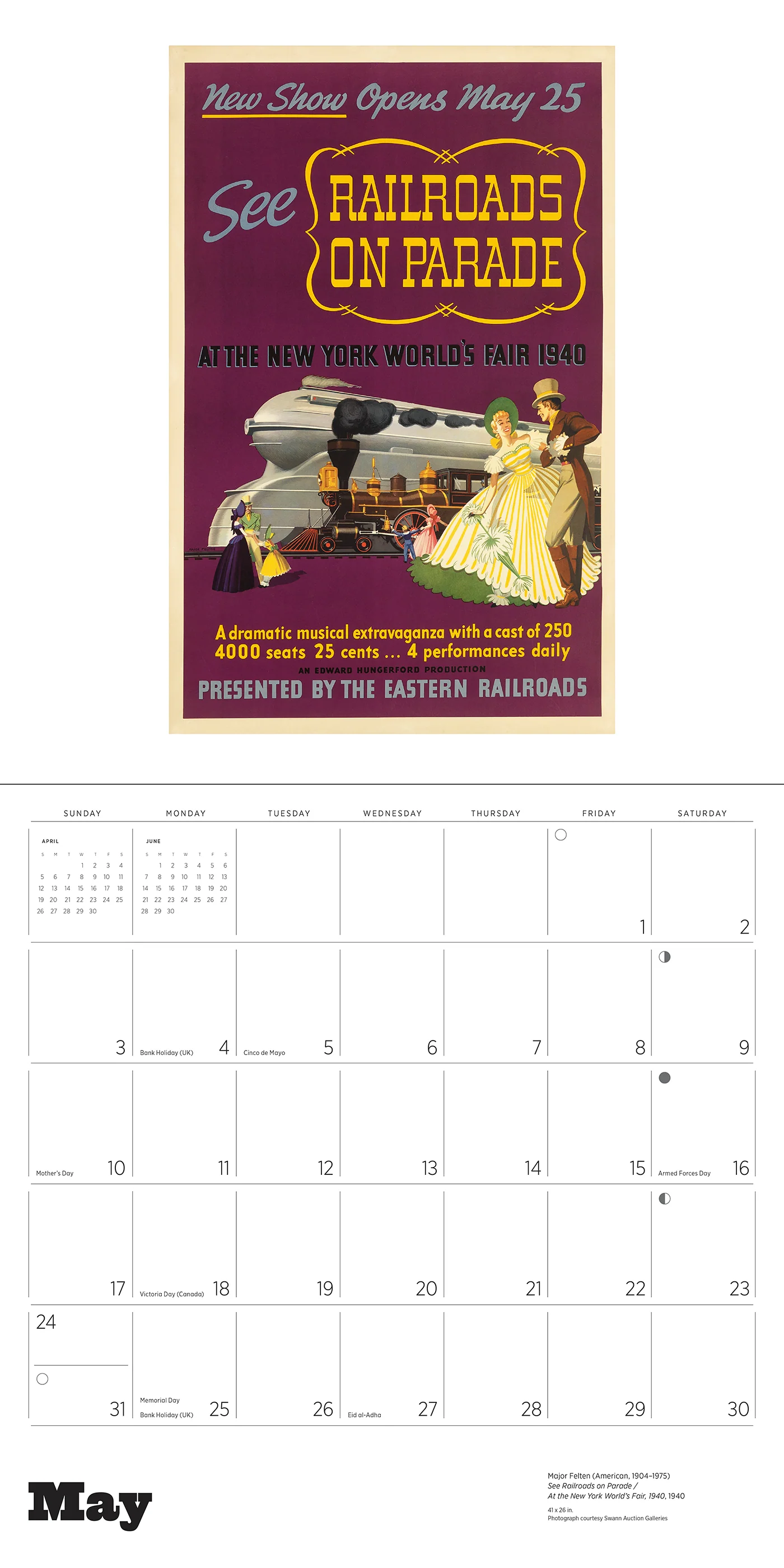 America by Rail: Vintage Travel Posters 2026 Wall Calendar 5 America by Rail: Vintage Travel Posters 2026 Wall Calendar