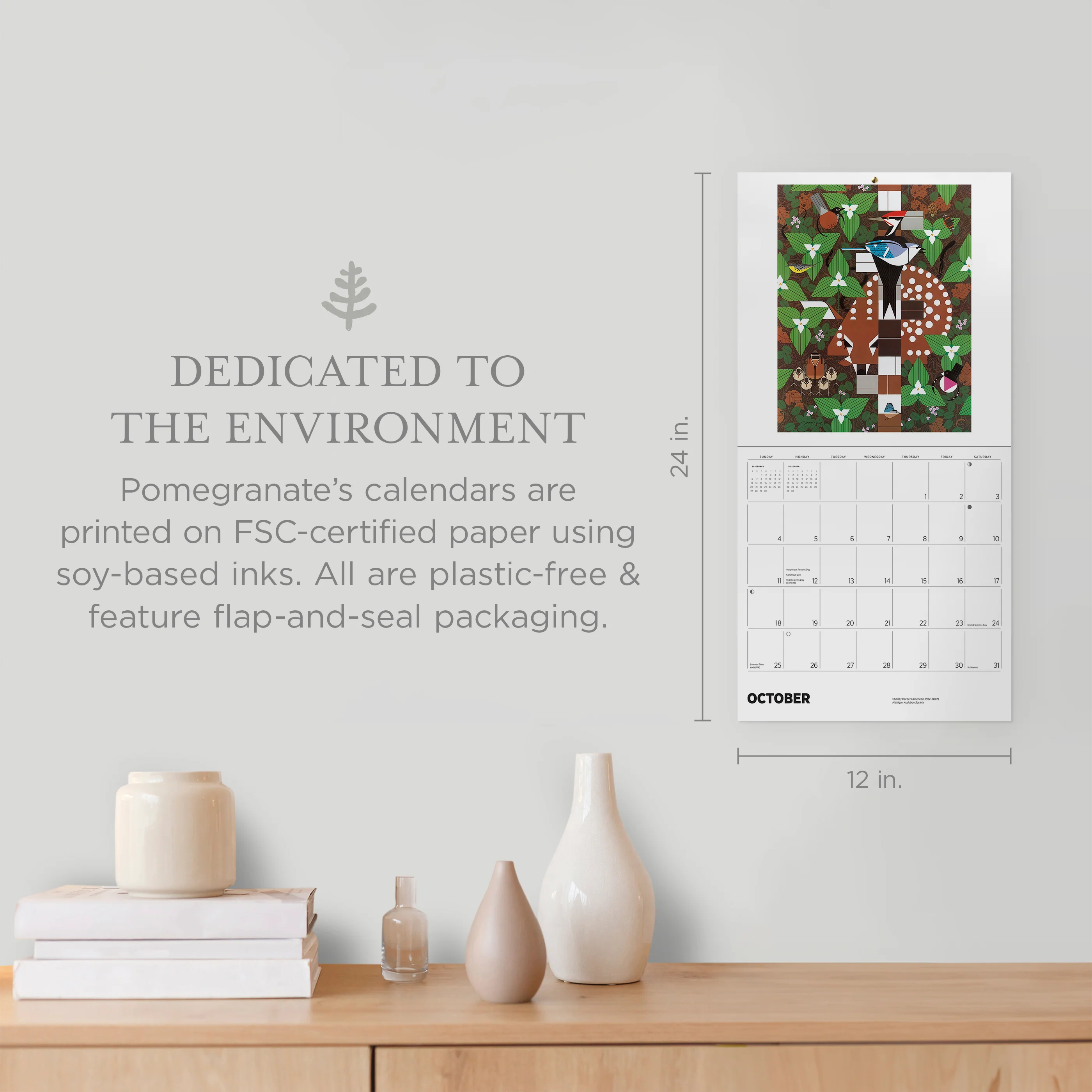 Charley Harper 2026 Wall Calendar