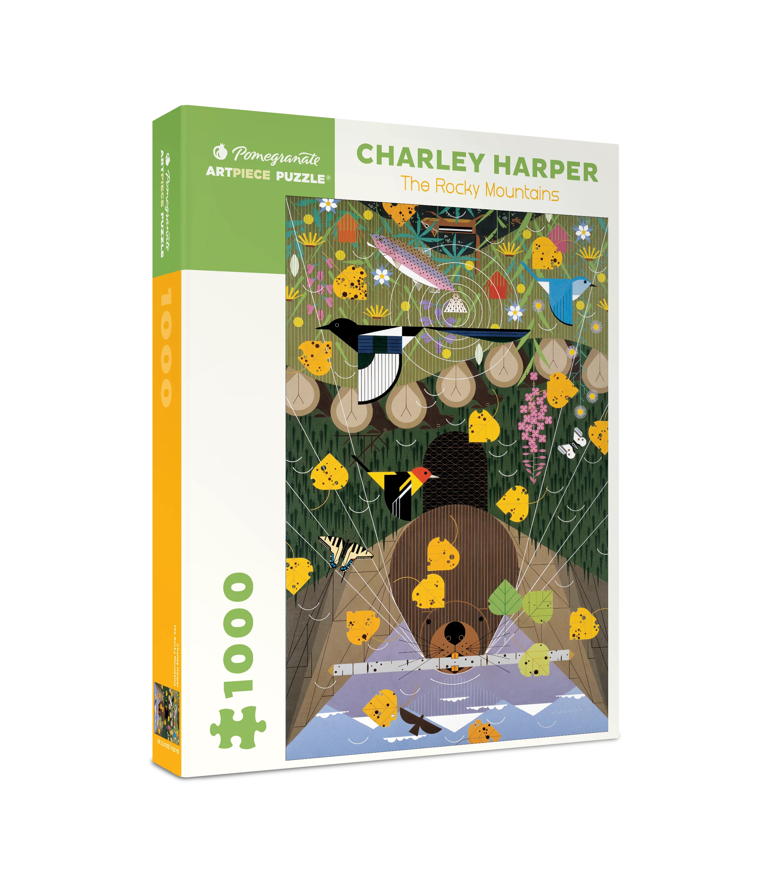 Charley Harper: The Rocky Mountains 1000-piece Jigsaw Puzzle