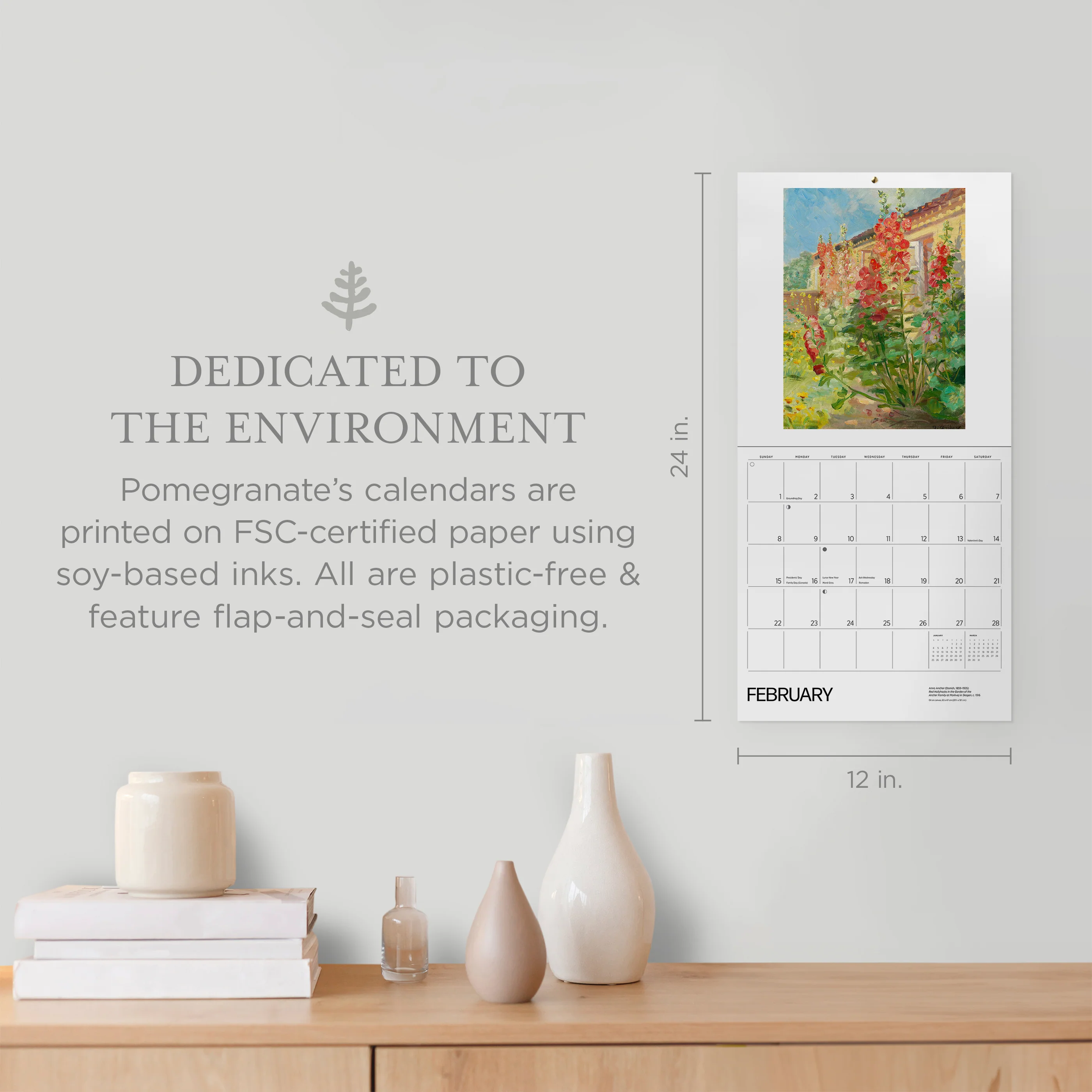 Gardens of the Impressionists 2026 Wall Calendar 2 Gardens of the Impressionists 2026 Wall Calendar