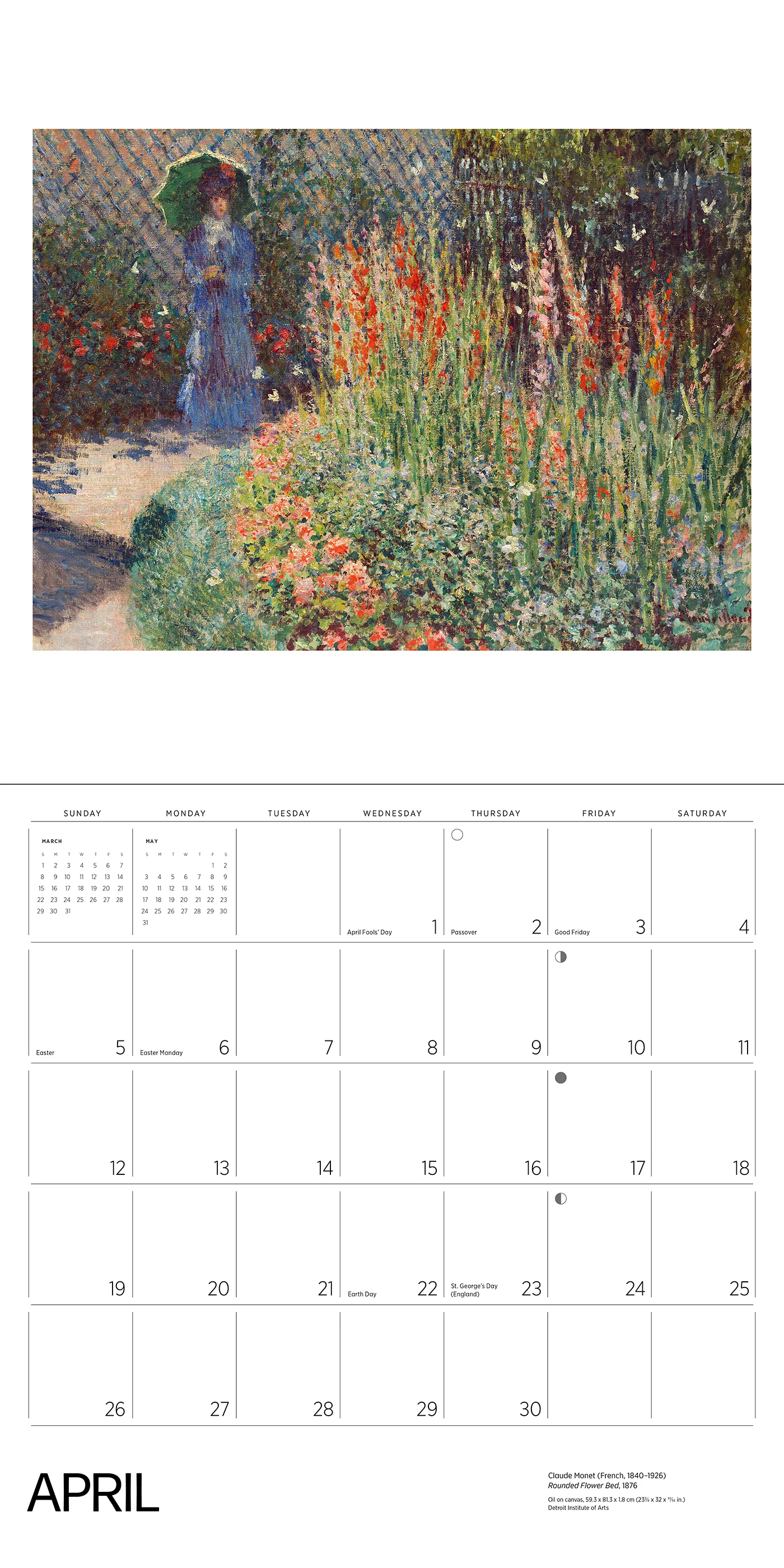 Gardens of the Impressionists 2026 Wall Calendar 6 Gardens of the Impressionists 2026 Wall Calendar