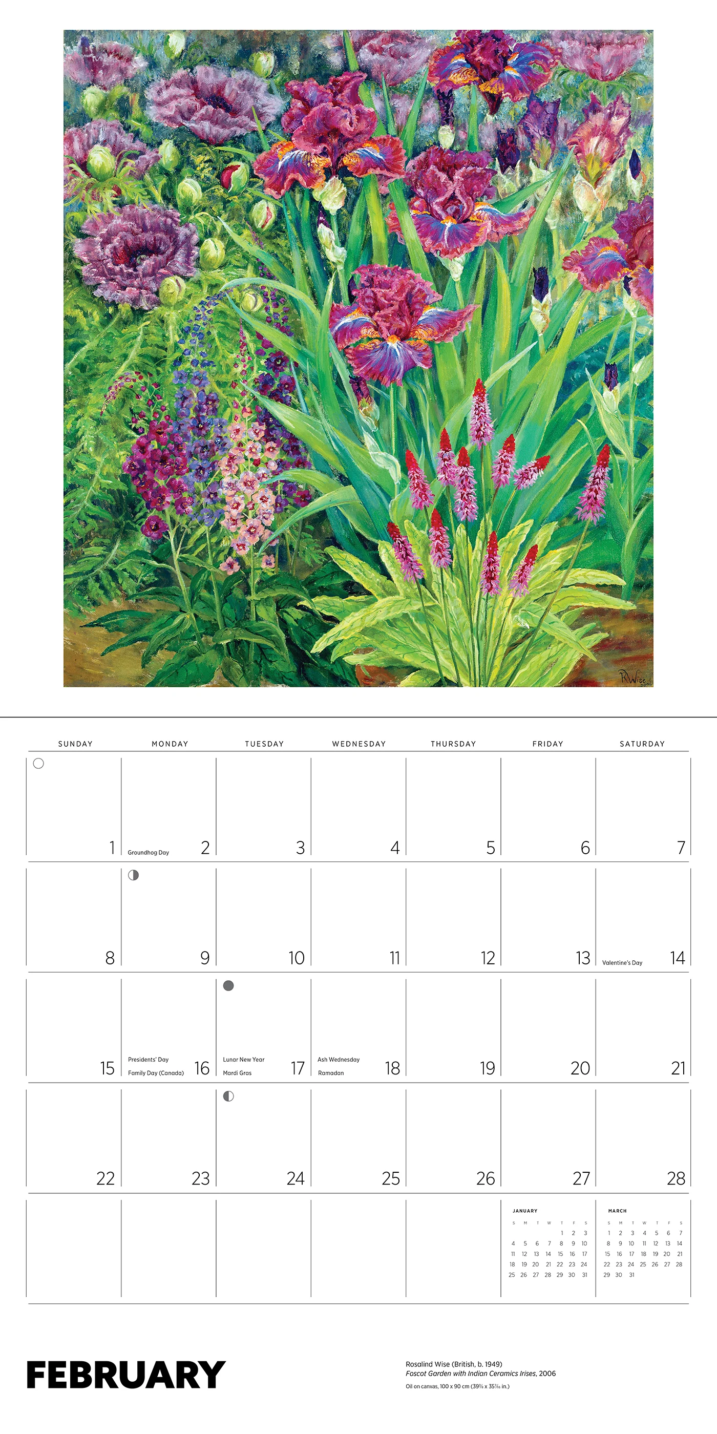 Rosalind Wise 2026 Wall Calendar 4 Rosalind Wise 2026 Wall Calendar