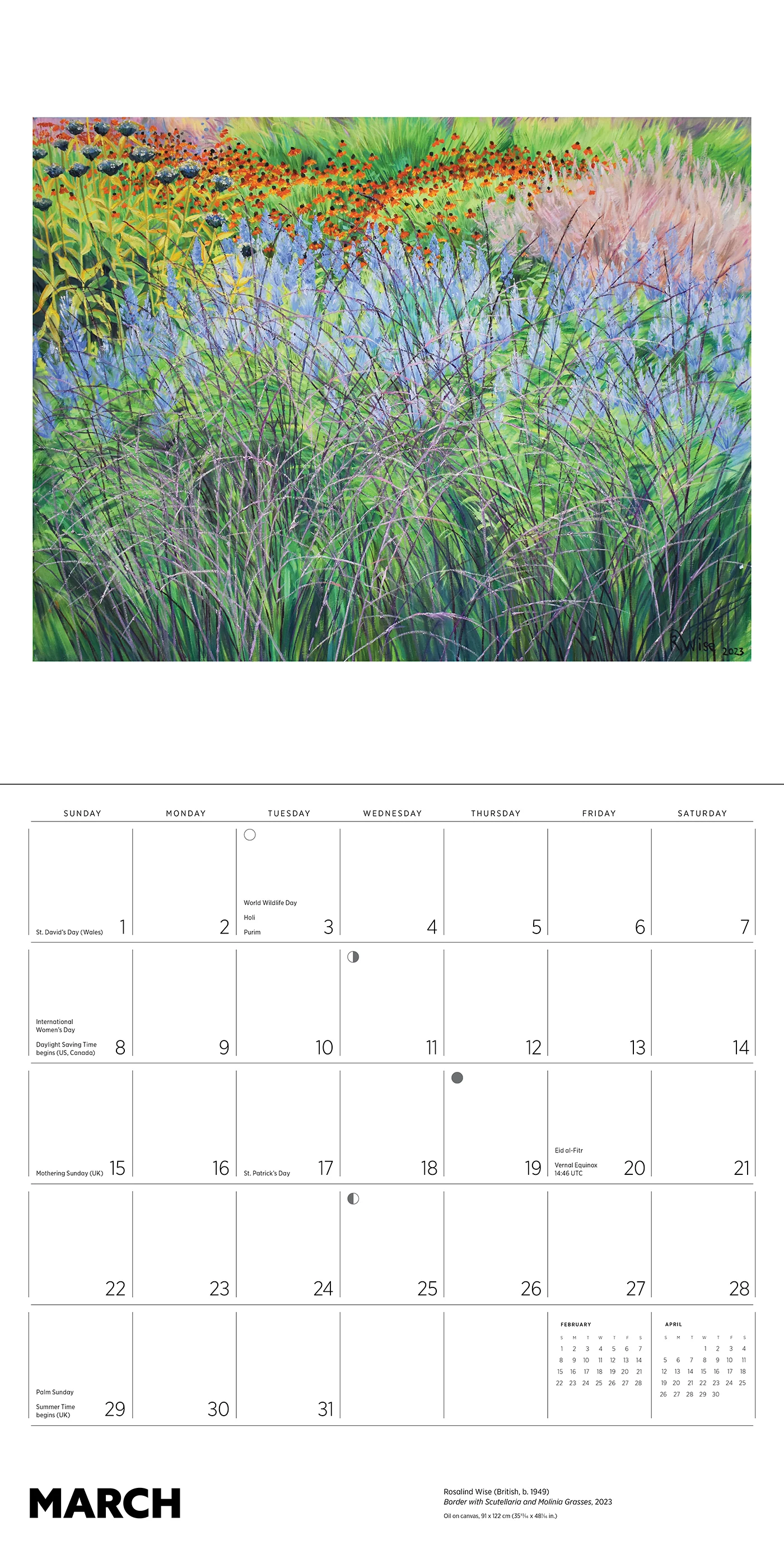 Rosalind Wise 2026 Wall Calendar 5 Rosalind Wise 2026 Wall Calendar