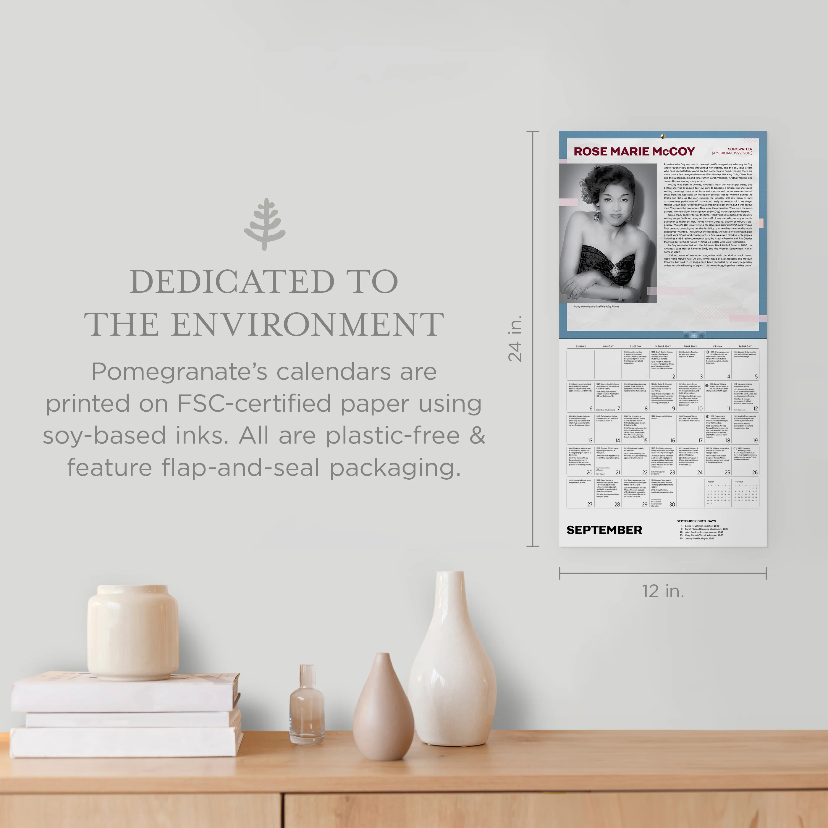 A Journey into 365 Days of Black History 2026 Wall Calendar