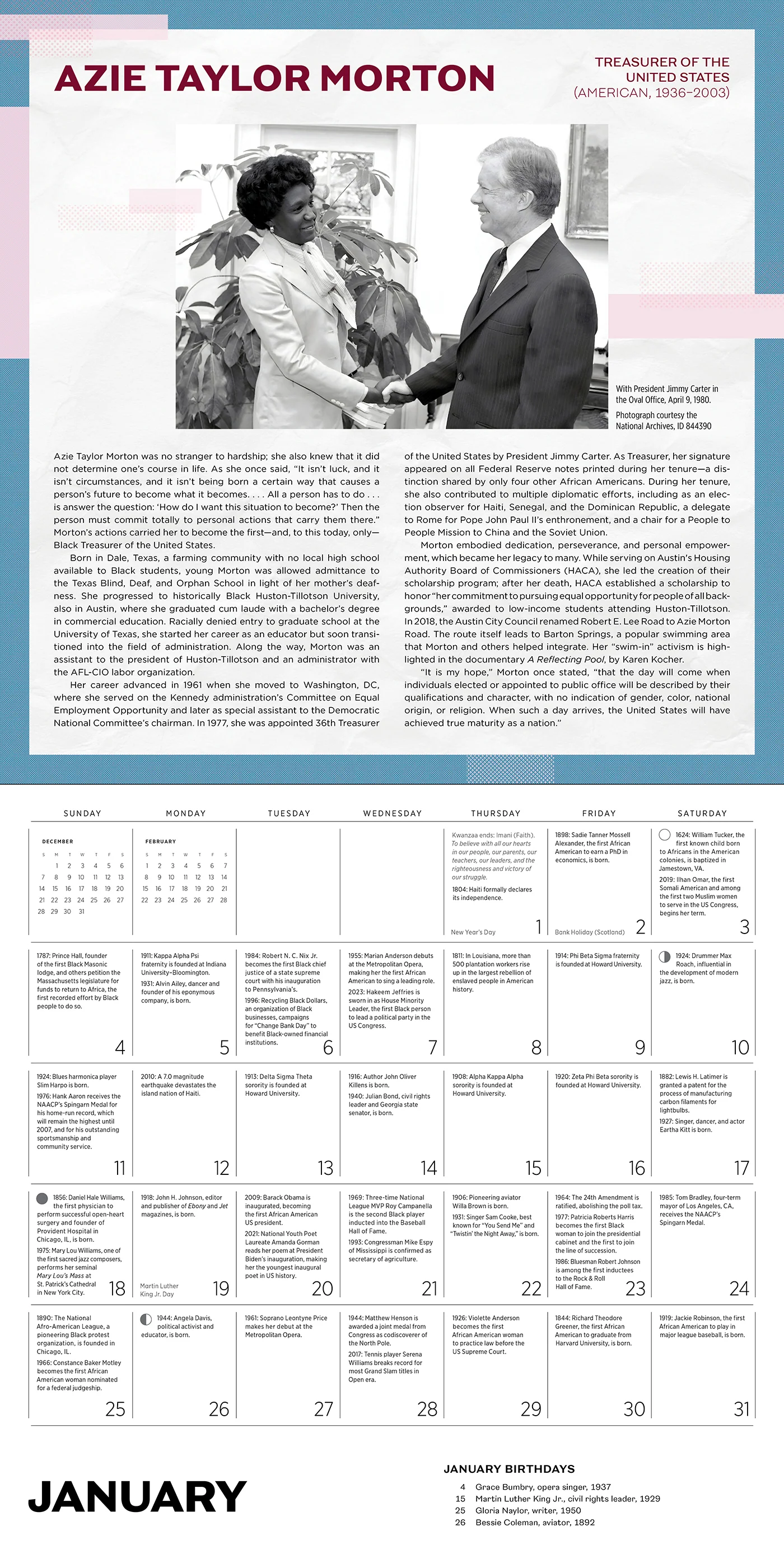 A Journey into 365 Days of Black History 2026 Wall Calendar 4 A Journey into 365 Days of Black History 2026 Wall Calendar