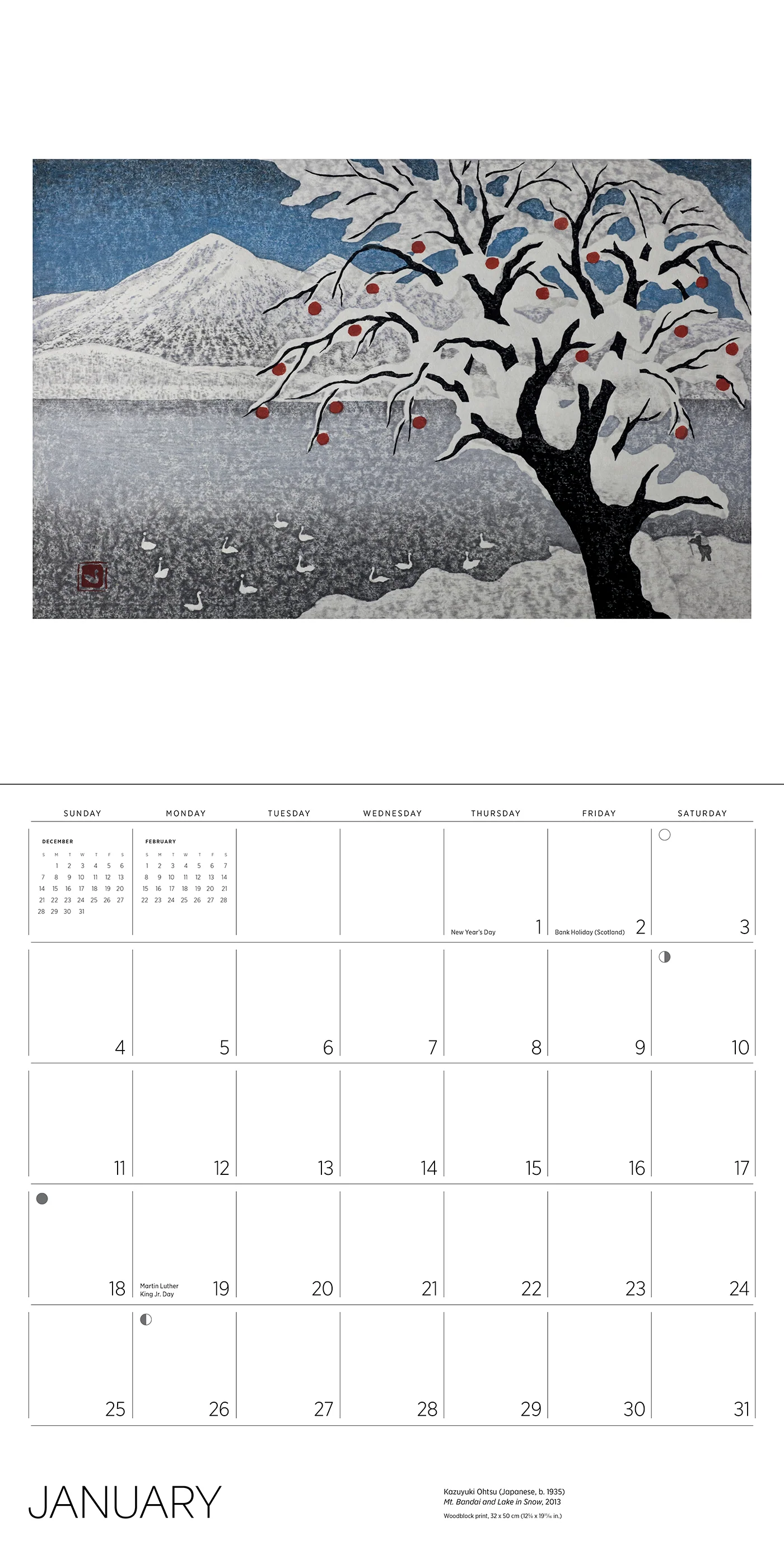 Serenity: Kazuyuki Ohtsu 2026 Wall Calendar 3 Serenity: Kazuyuki Ohtsu 2026 Wall Calendar