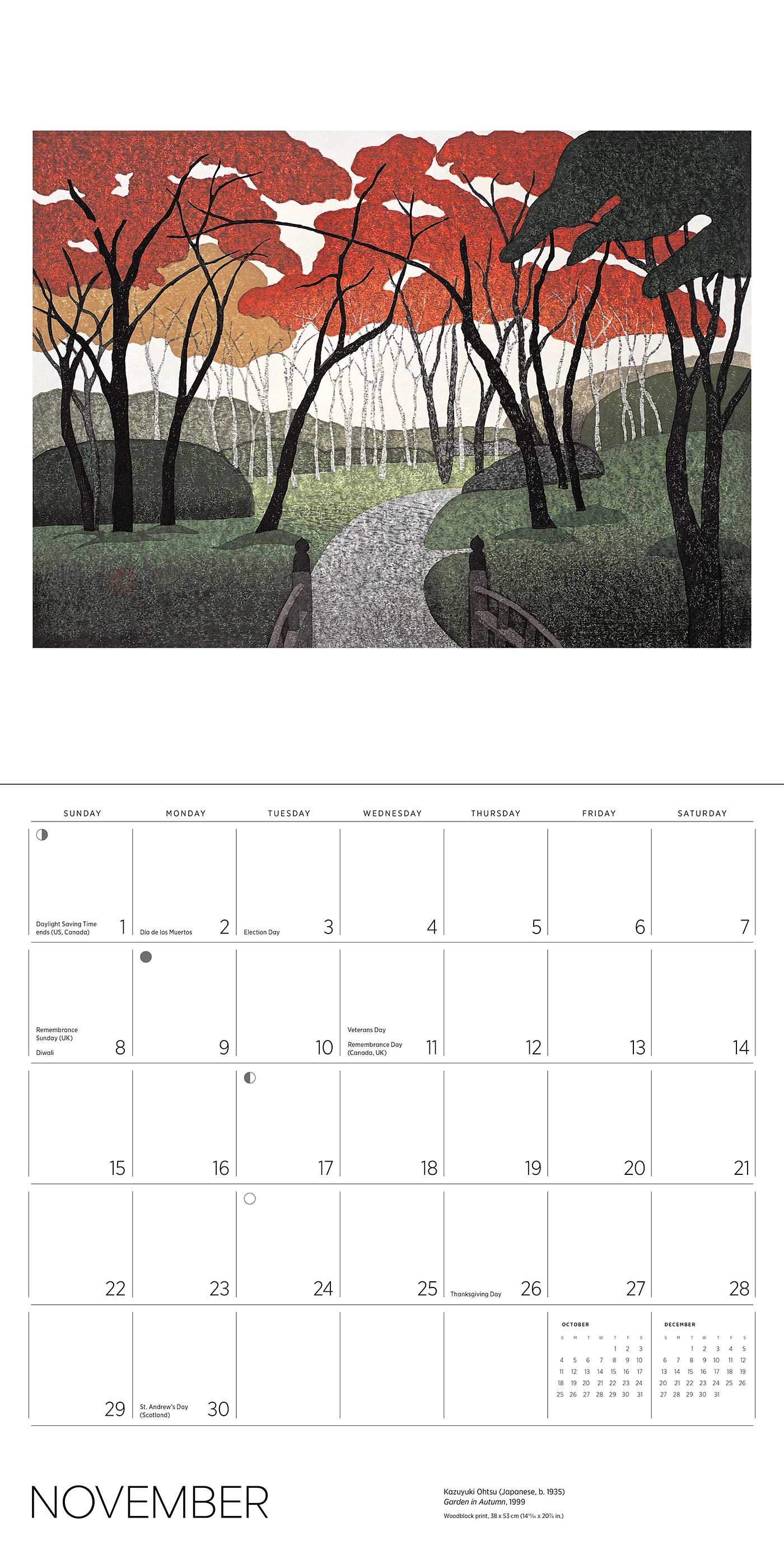 Serenity: Kazuyuki Ohtsu 2026 Wall Calendar 7 Serenity: Kazuyuki Ohtsu 2026 Wall Calendar