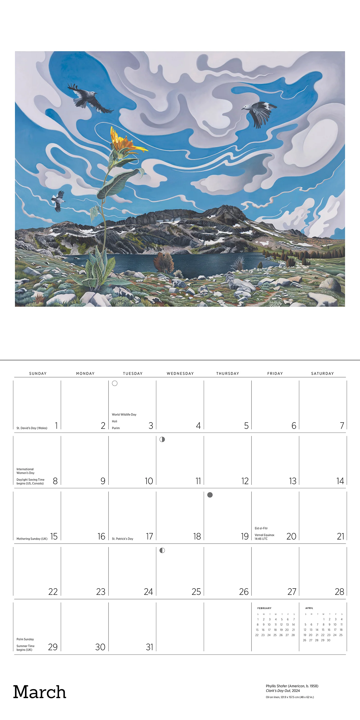 Phyllis Shafer: Nature Divine 2026 Wall Calendar 6 Phyllis Shafer: Nature Divine 2026 Wall Calendar