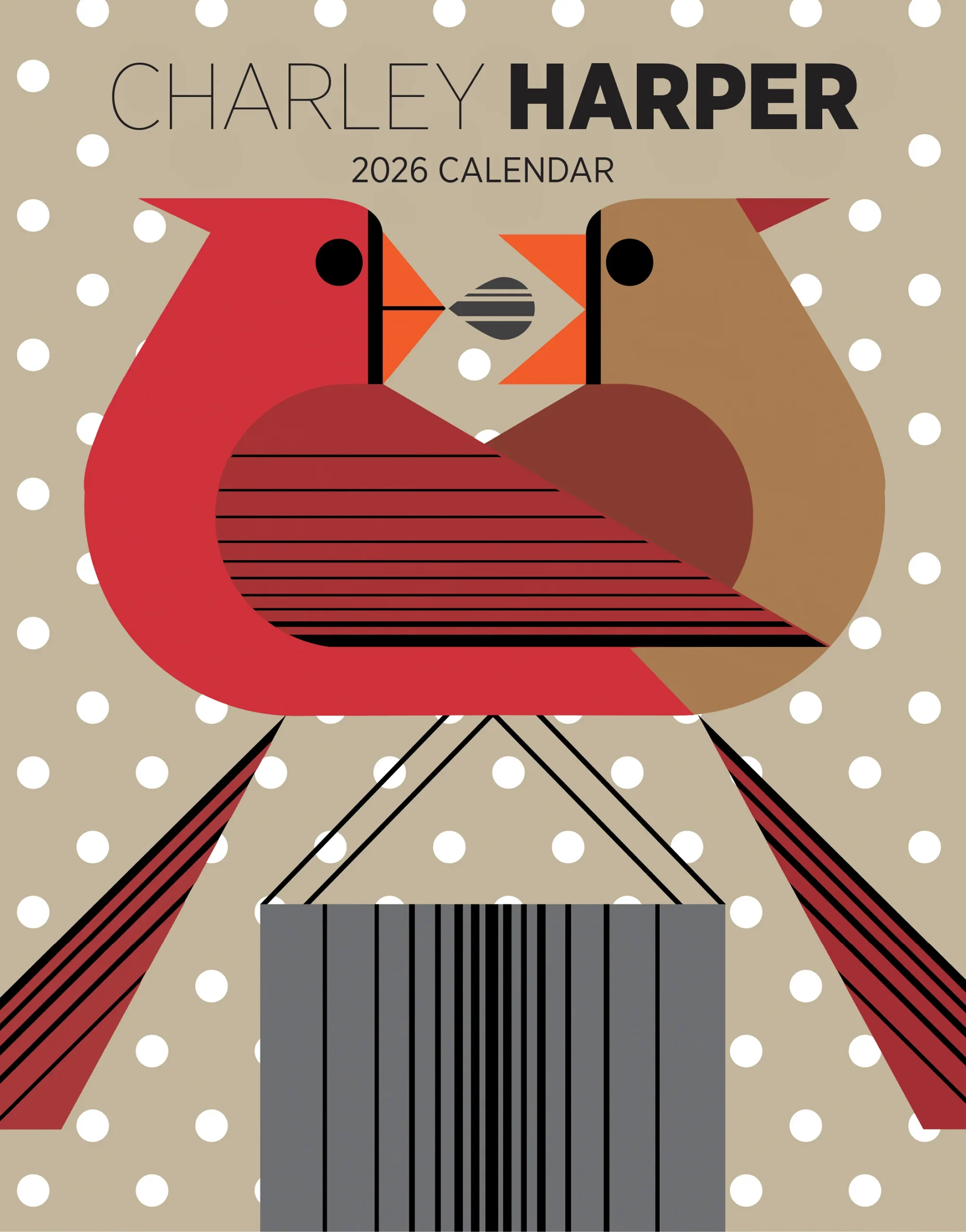 Charley Harper 2026 Mini Wall Calendar