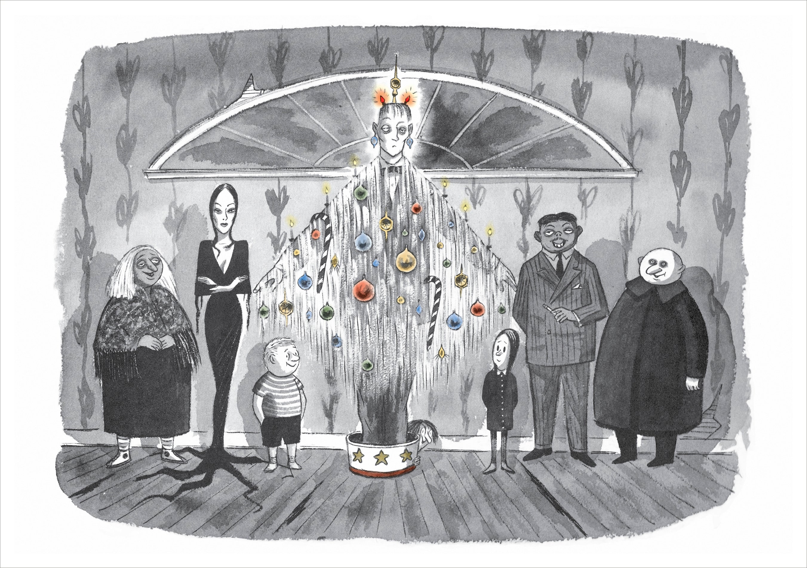 Charles Addams: Lurch Tree Holiday Cards