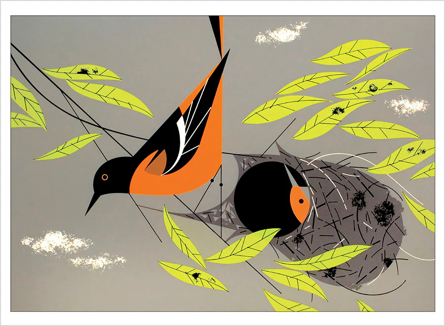 Birds by Charley Harper Book of Postcards