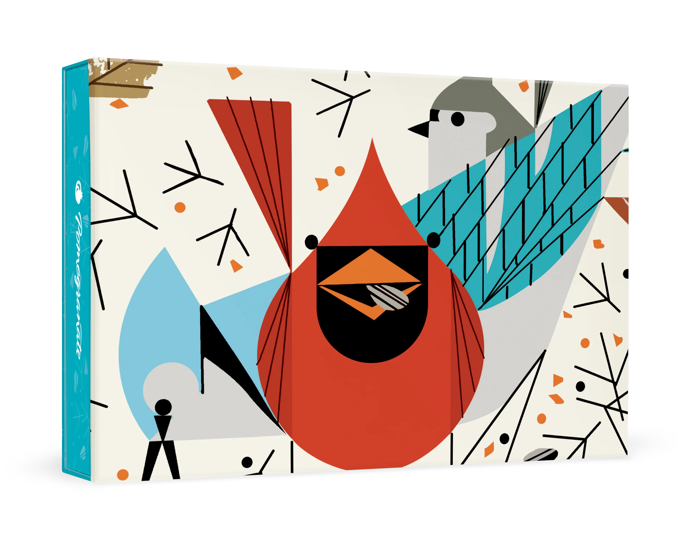 Charley Harper: Birdfeeders Boxed Thank You Notes