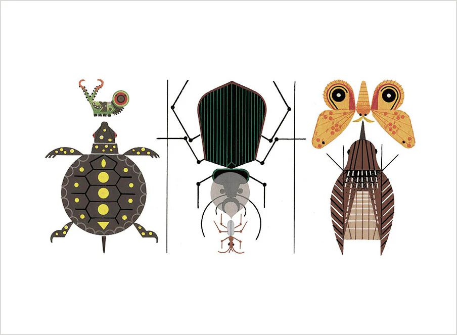 Charley Harper: The Animal Kingdom Book of Postcards