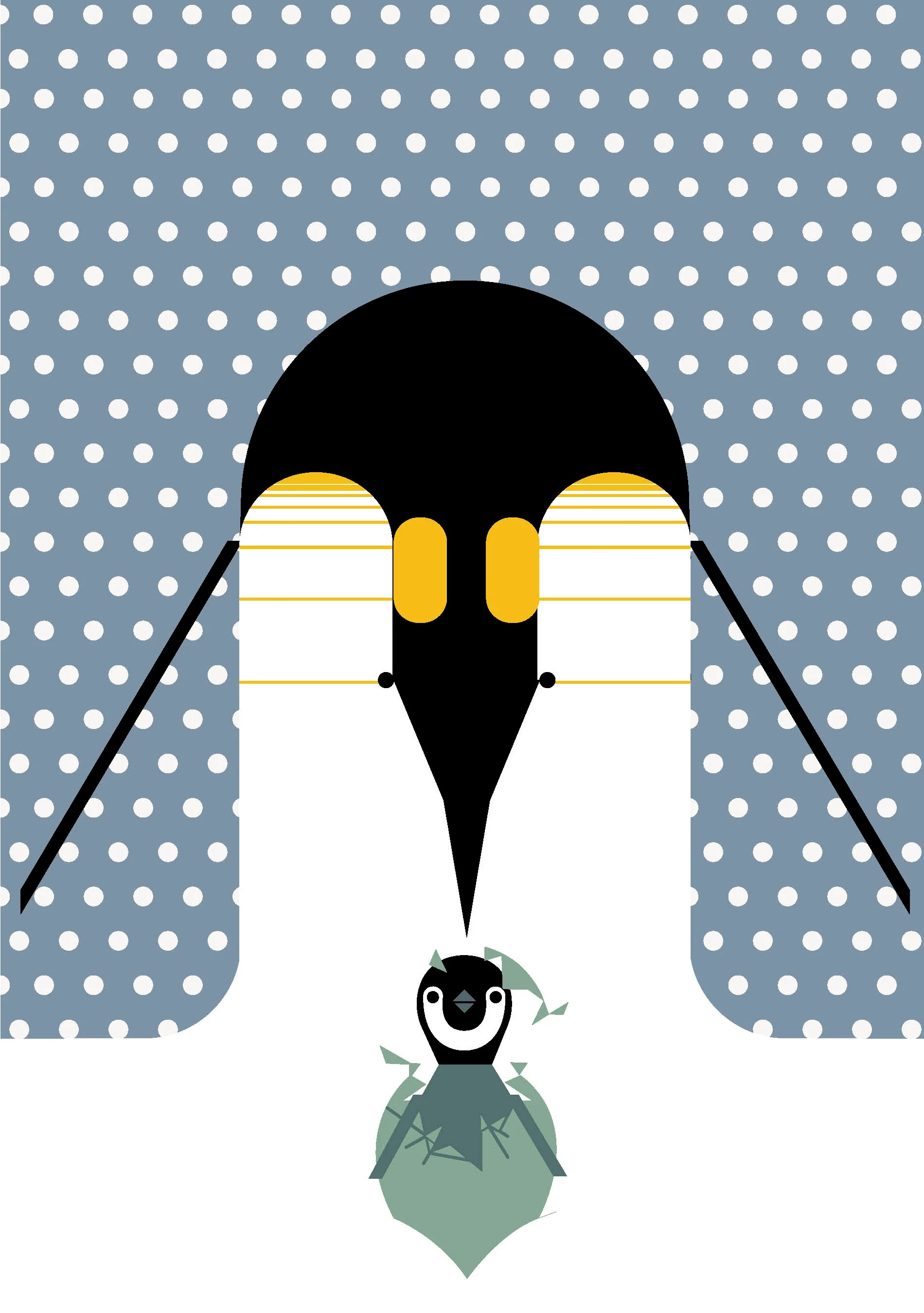 Charley Harper: Penguin Celebration Holiday Cards