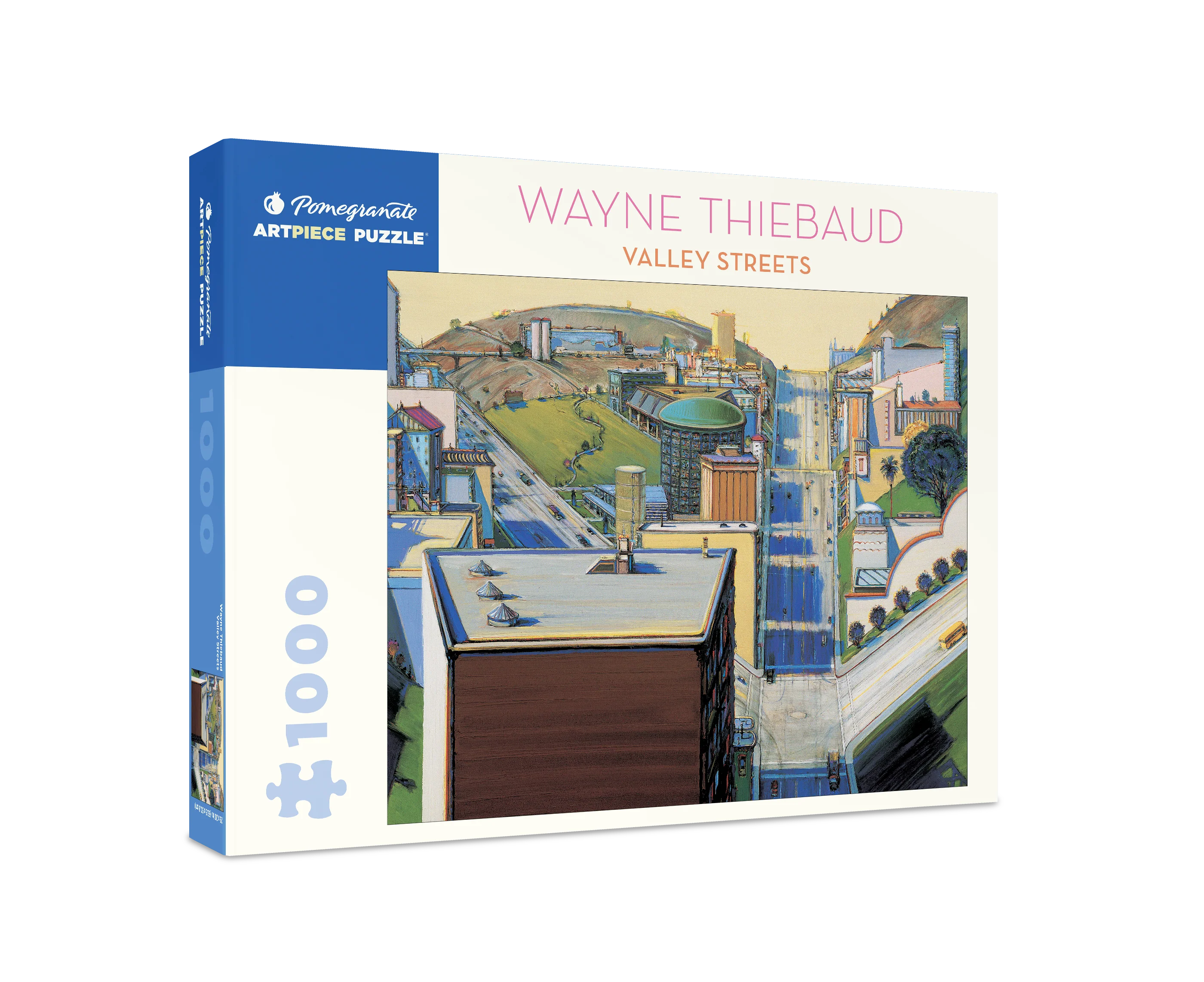 Wayne Thiebaud: Valley Streets 1000-Piece Jigsaw Puzzle