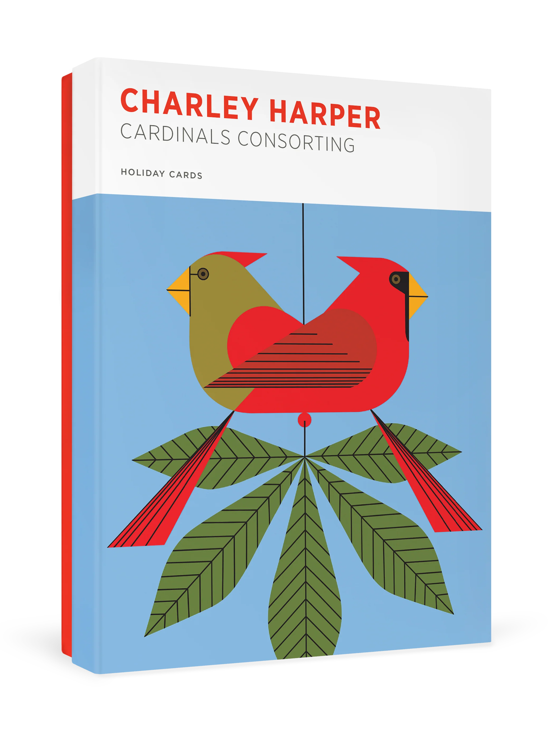 Charley Harper: Cardinals Consorting Holiday Cards